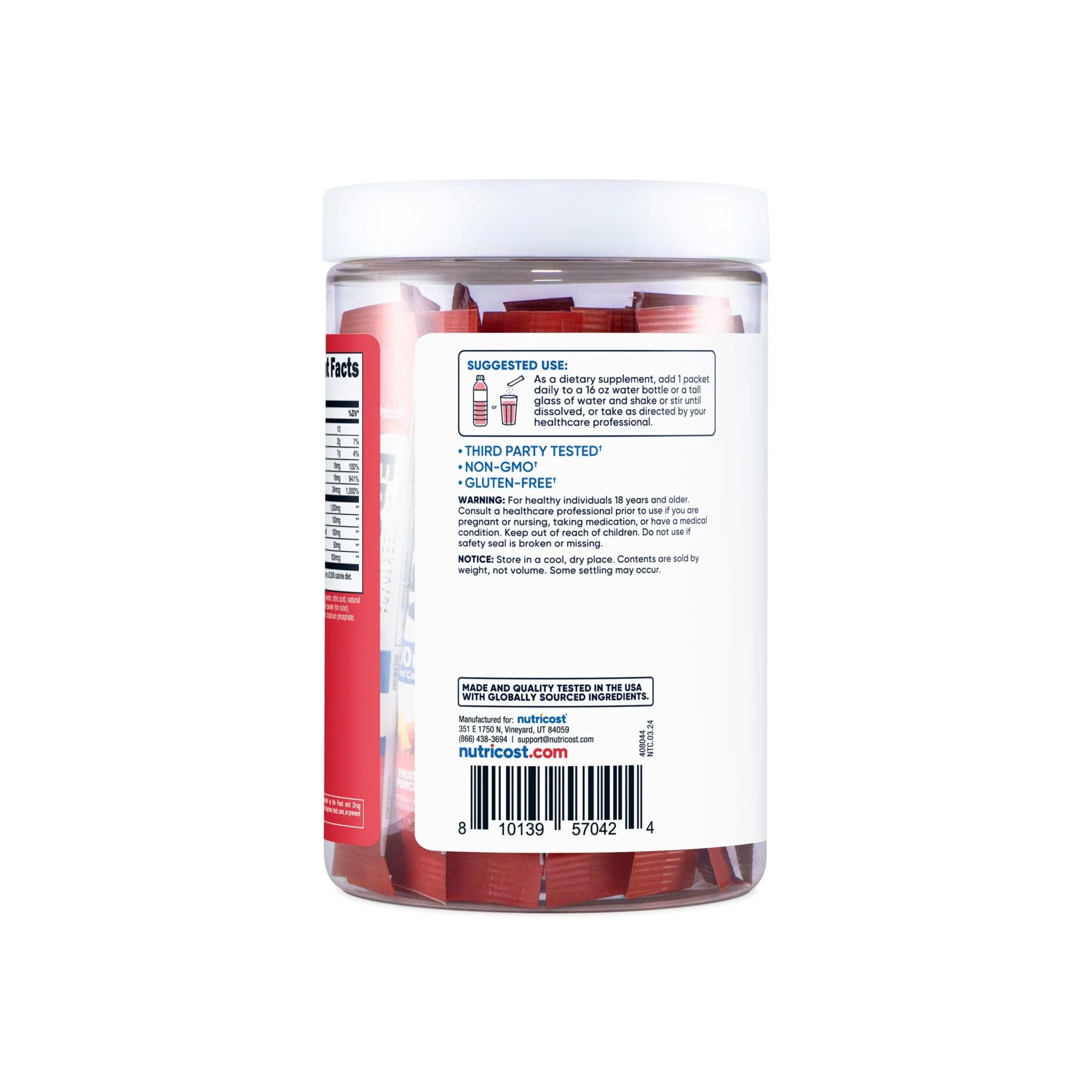 Nutricost Energy Stick Packs (20 Pack) - Image 3