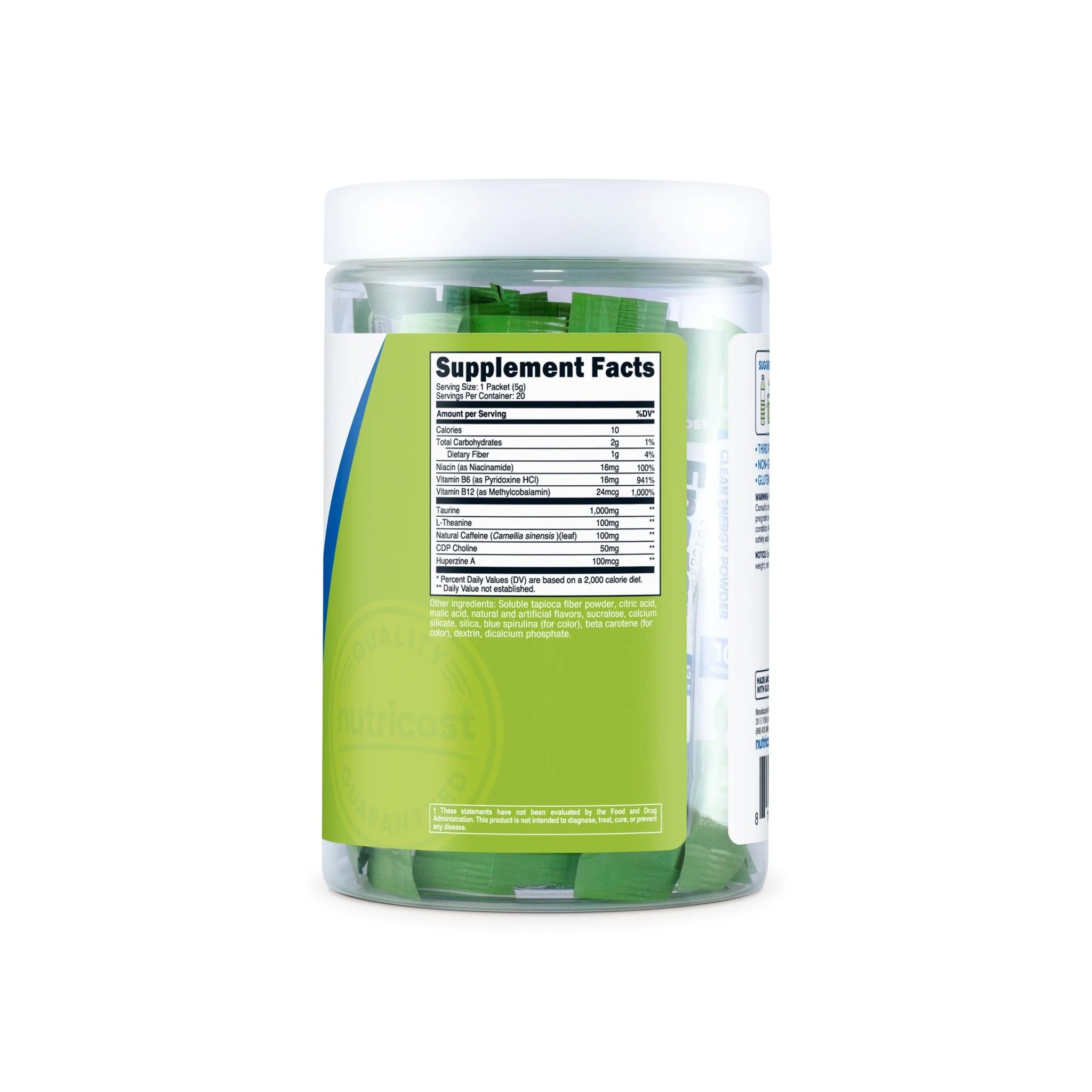 Nutricost Energy Stick Packs (20 Pack) - Image 9