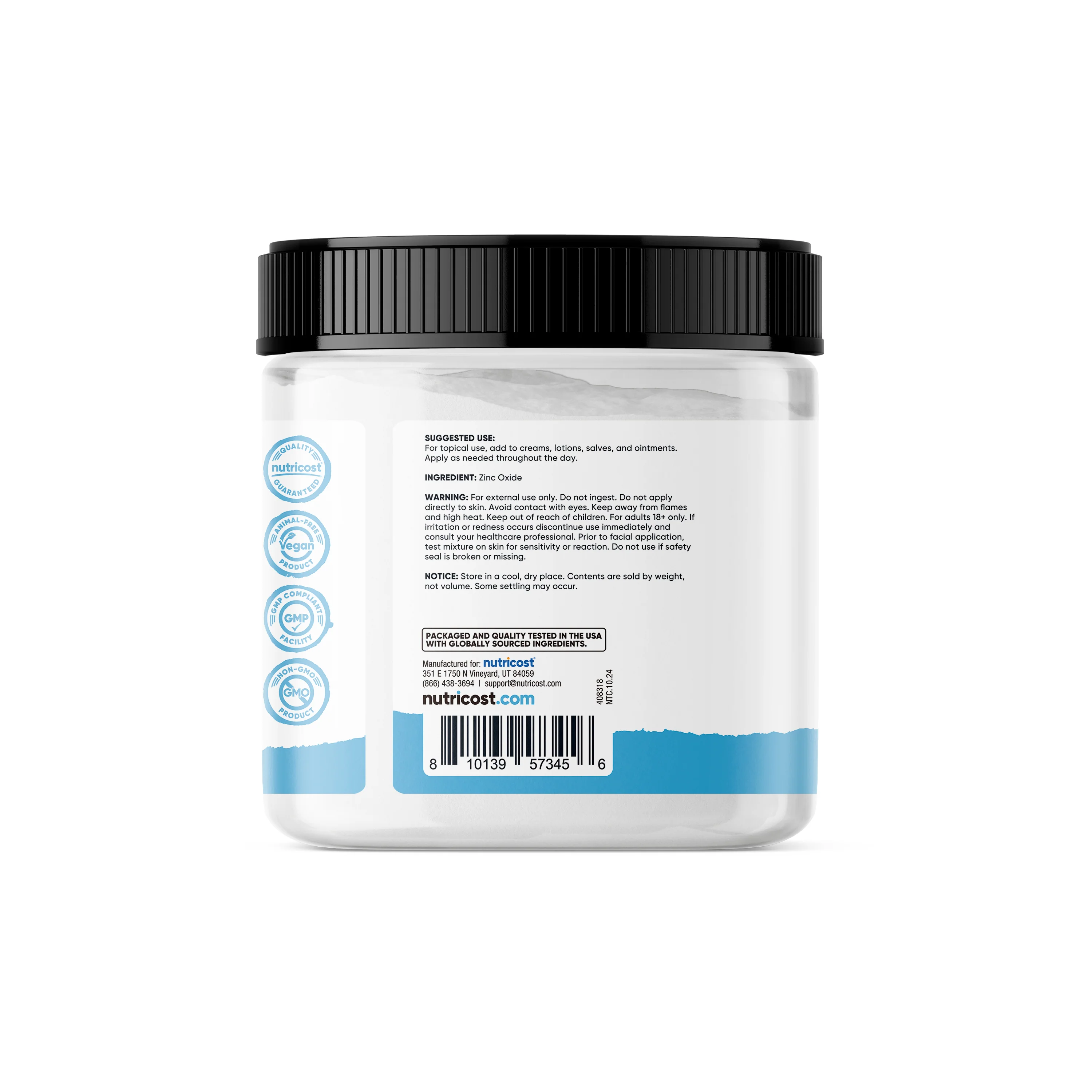 Nutricost Pantry Essentials Zinc Oxide - Image 2