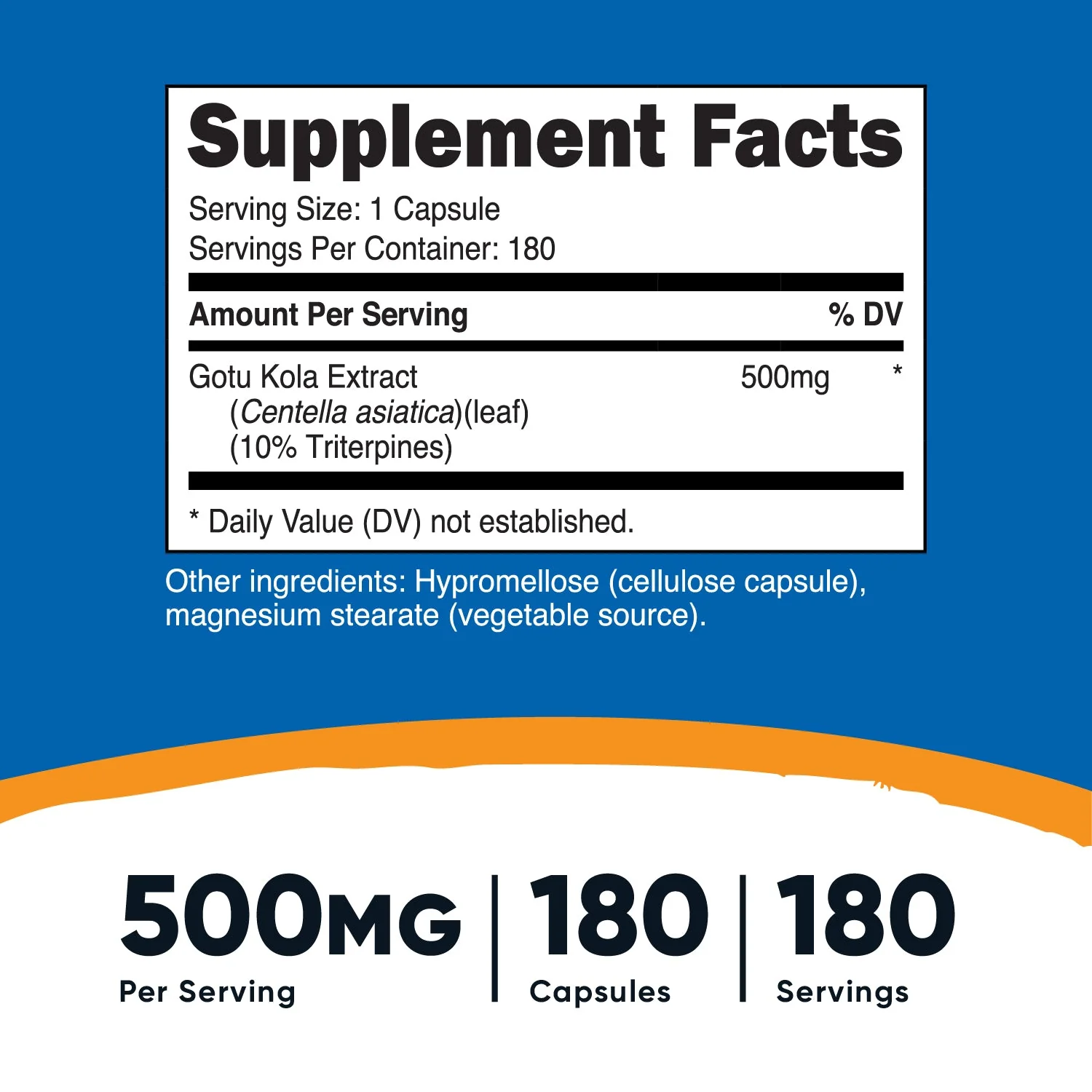 Nutricost Gotu Kola Capsules - Image 2