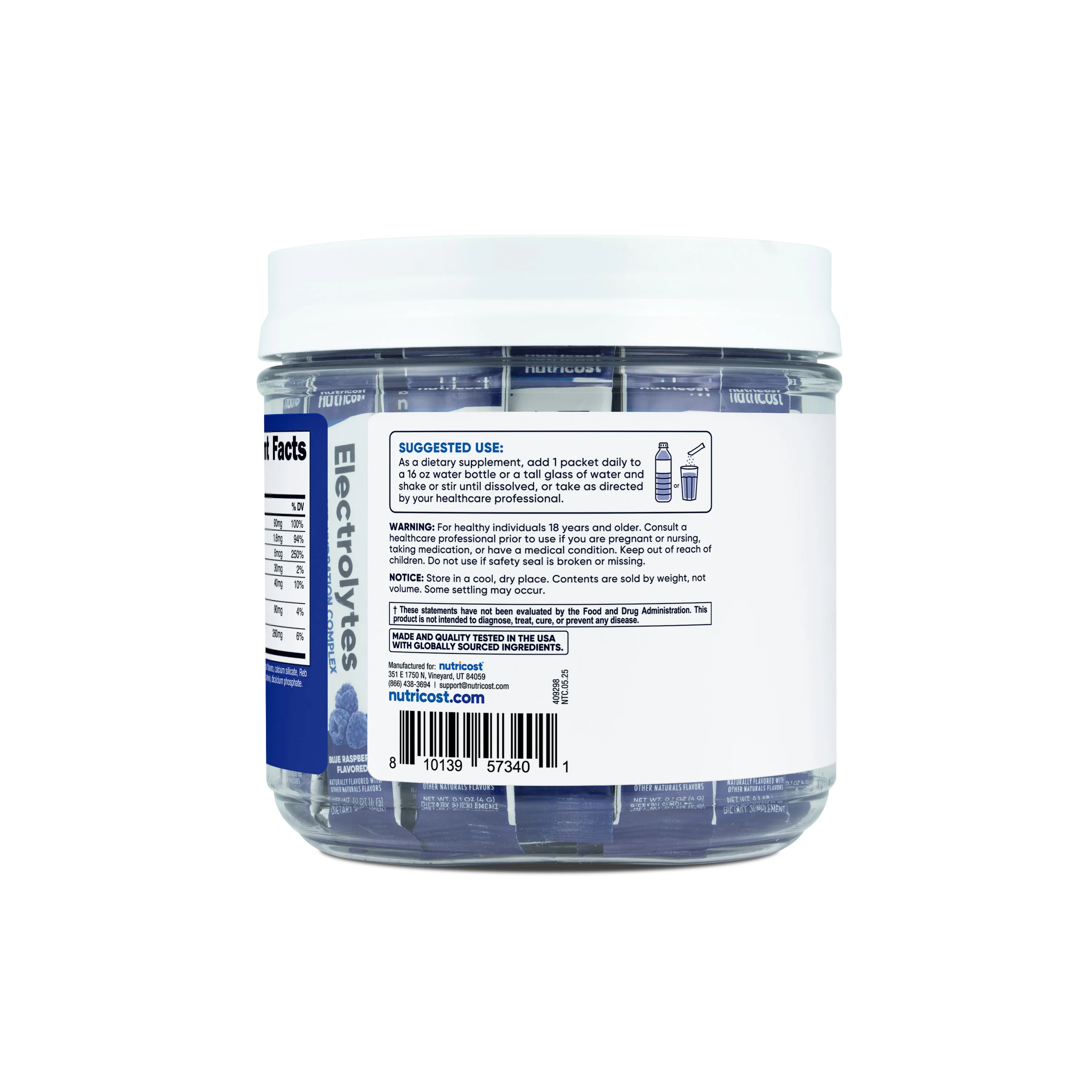 Nutricost Electrolytes Hydration Stick Packs (40 Pack) - Image 10