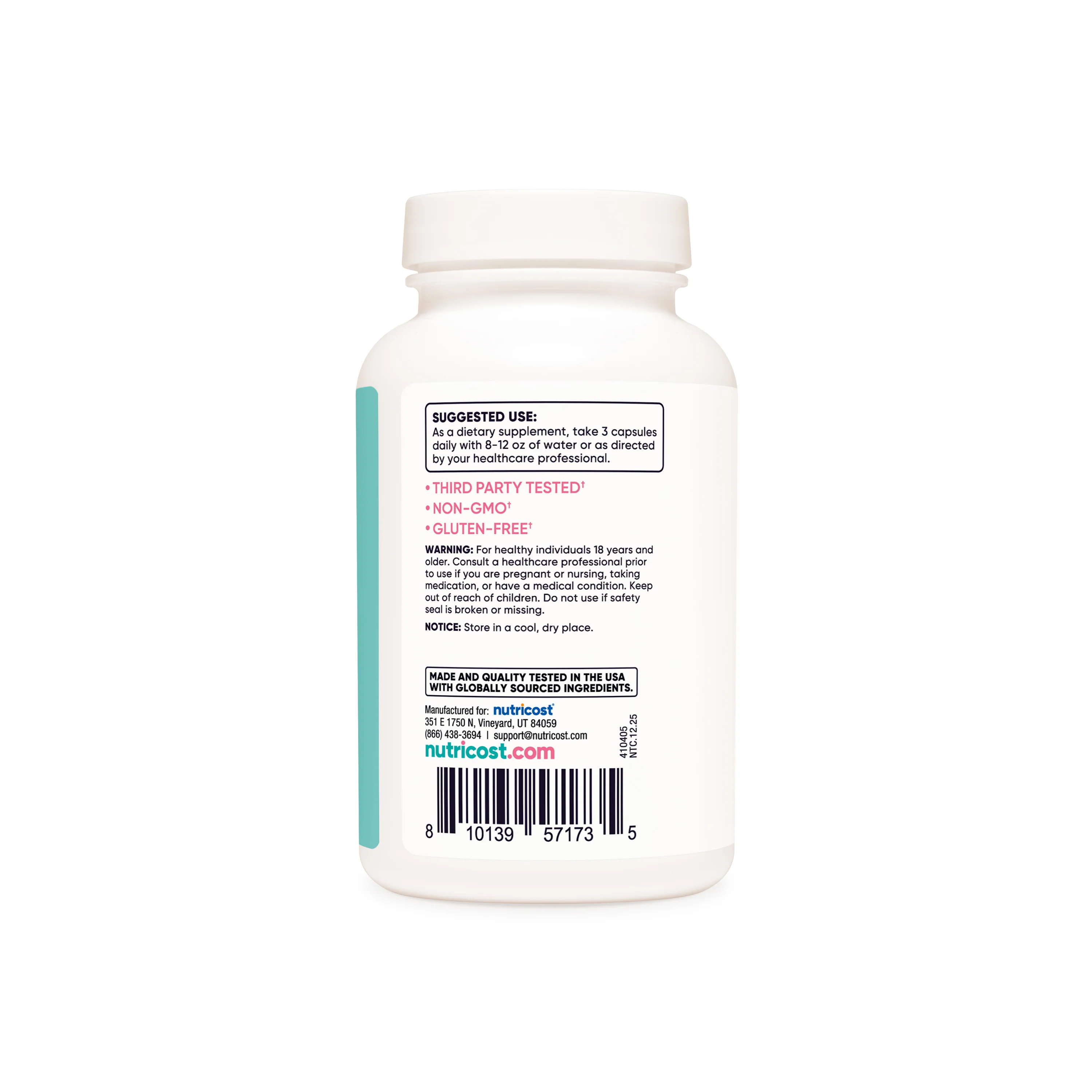 Nutricost Women Calcium + Vitamin D3 - Image 3