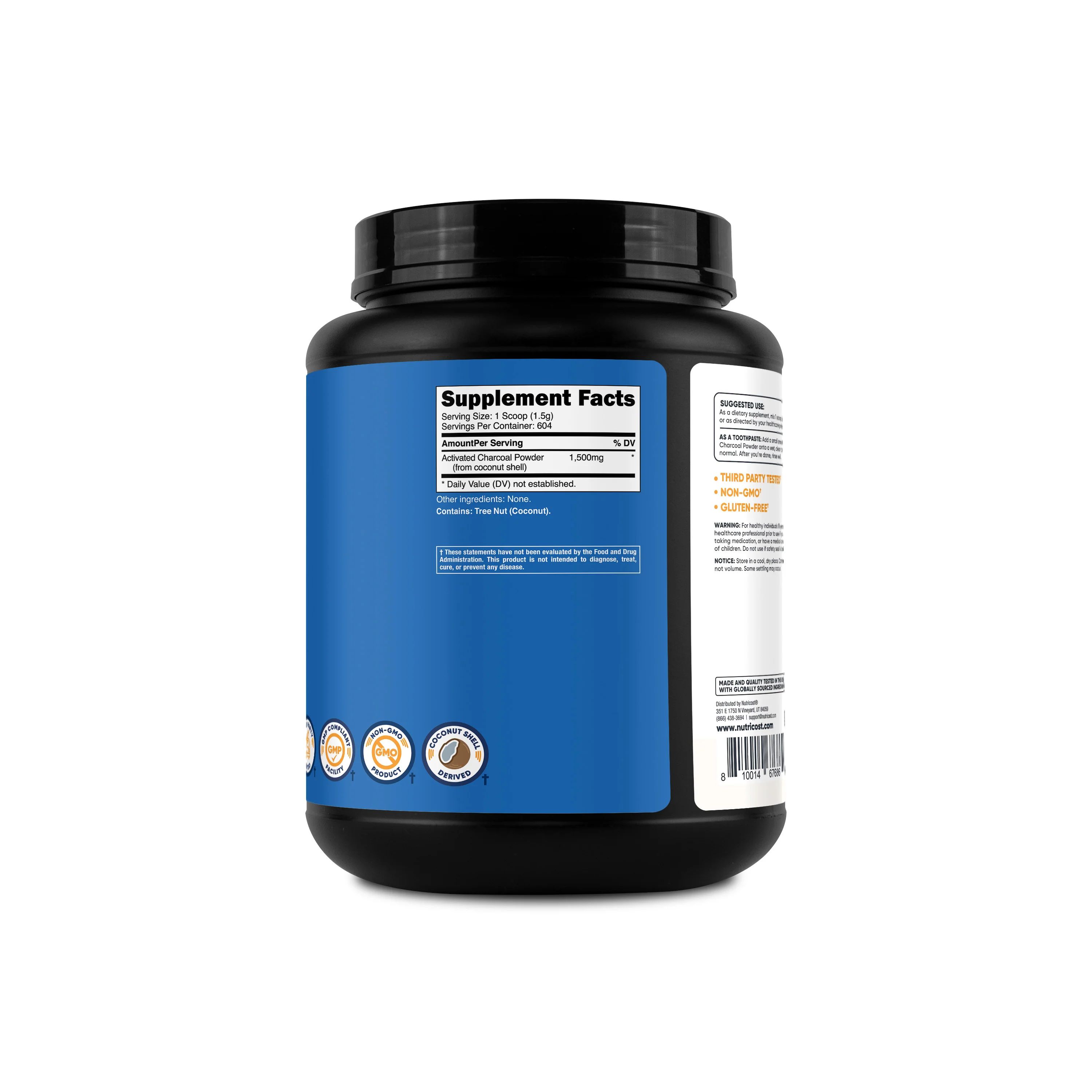 Nutricost Activated Charcoal Powder - Image 5