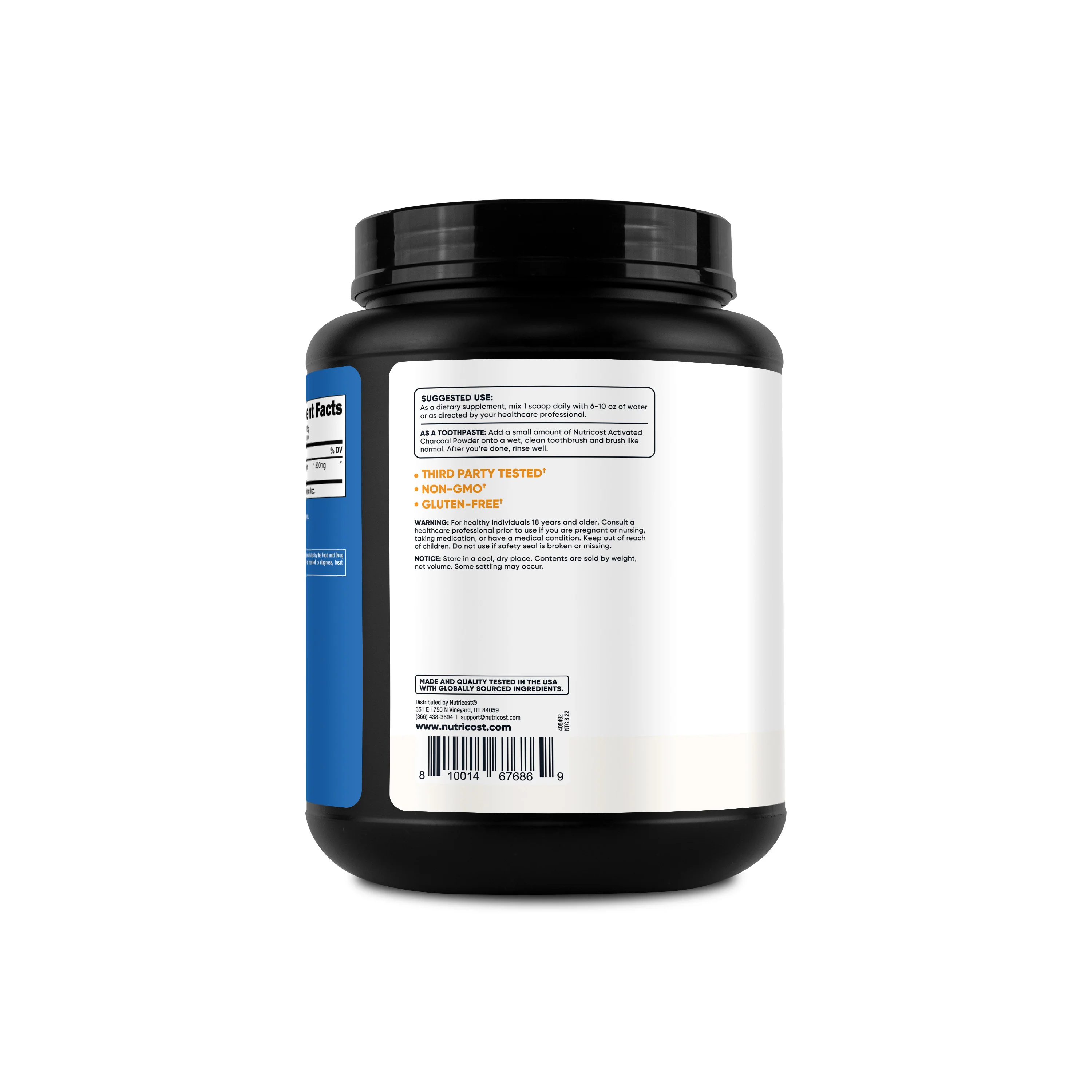 Nutricost Activated Charcoal Powder - Image 6