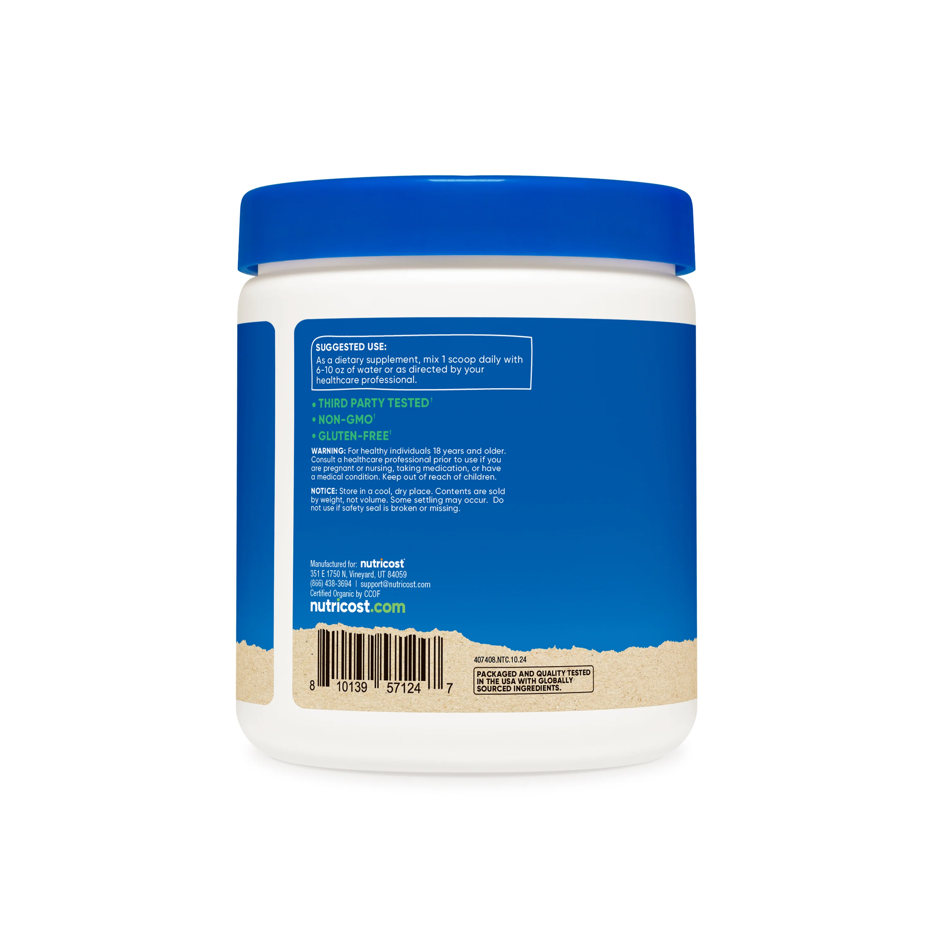 Nutricost Organic Lion's Mane Mushroom Powder - Image 6
