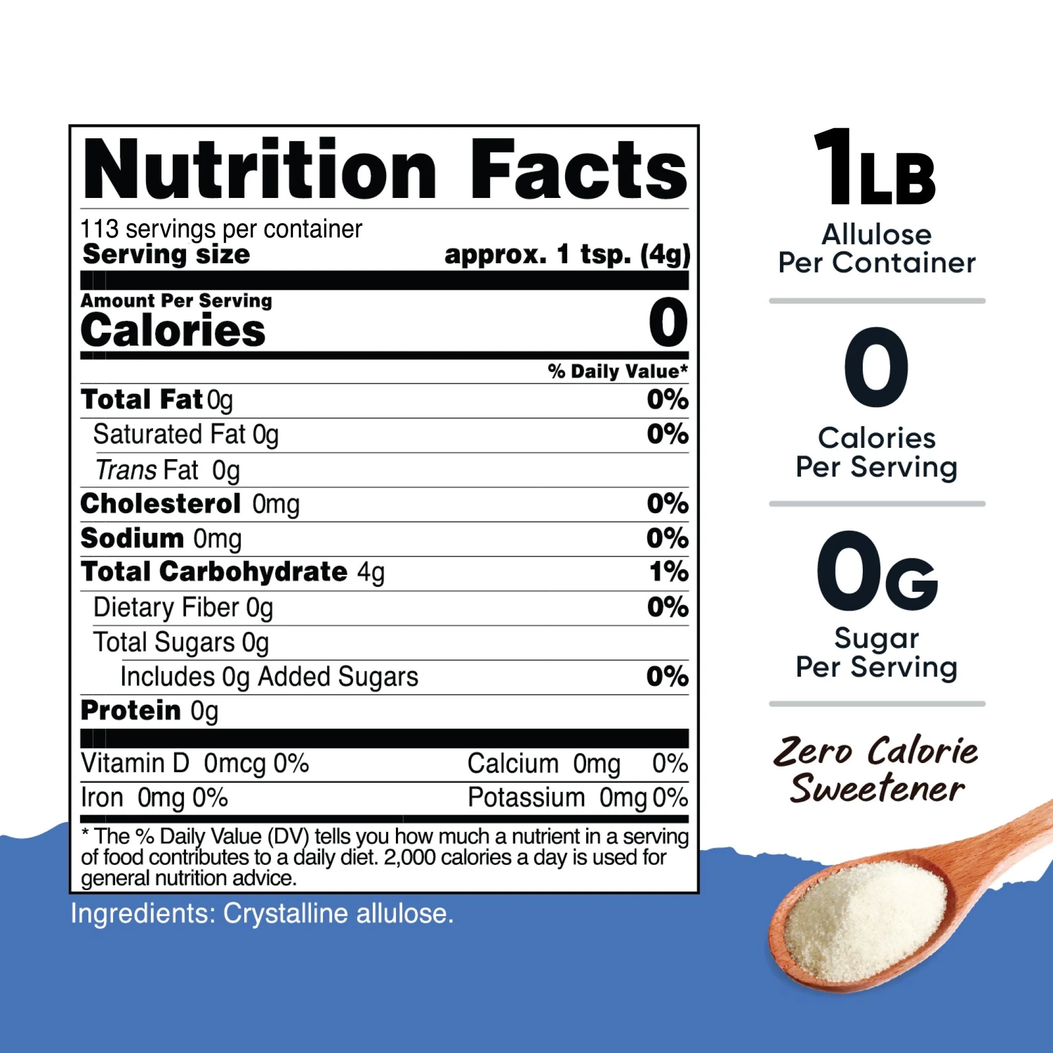 Nutricost Allulose Sweetener Powder - Image 4