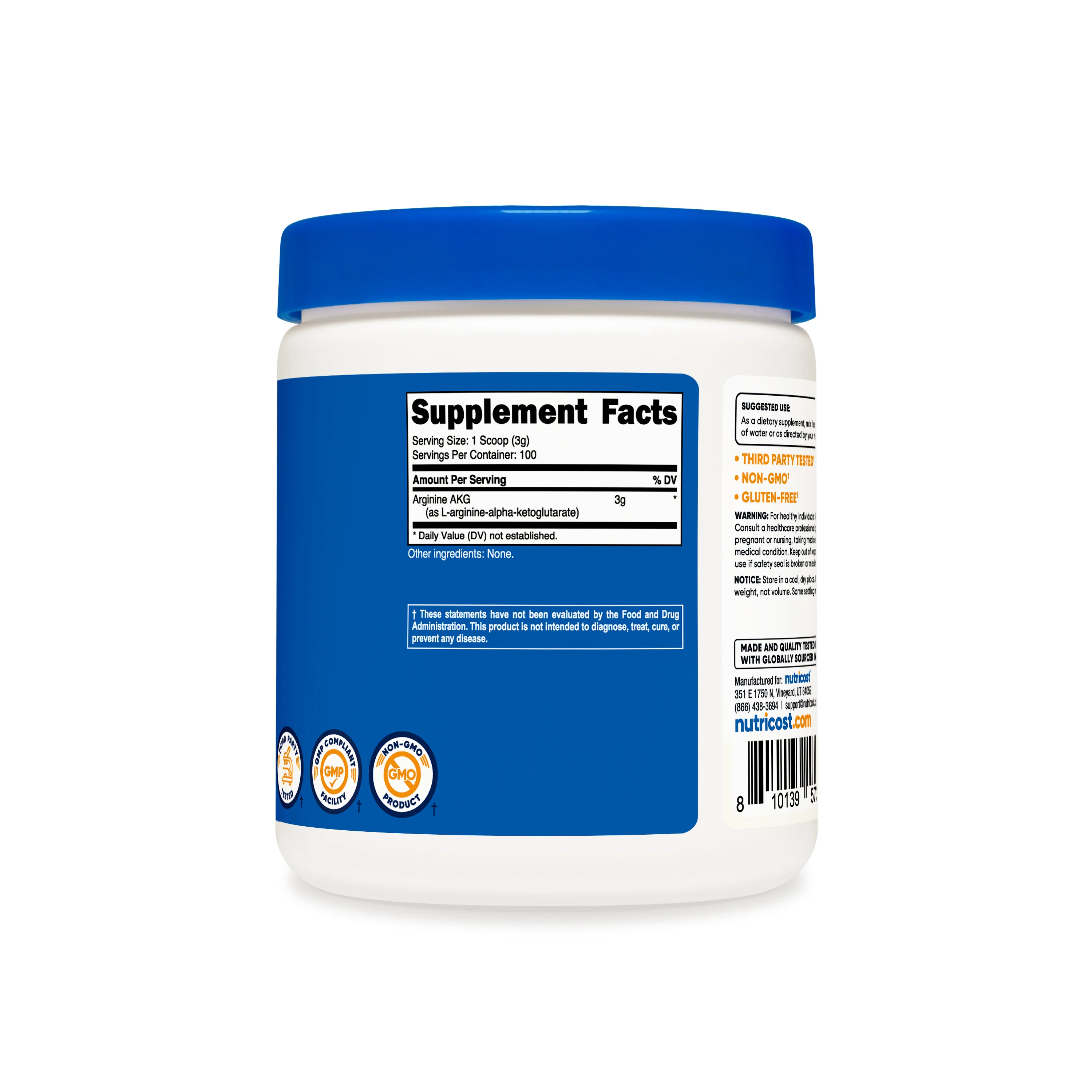 Nutricost Arginine AKG Powder - Image 2