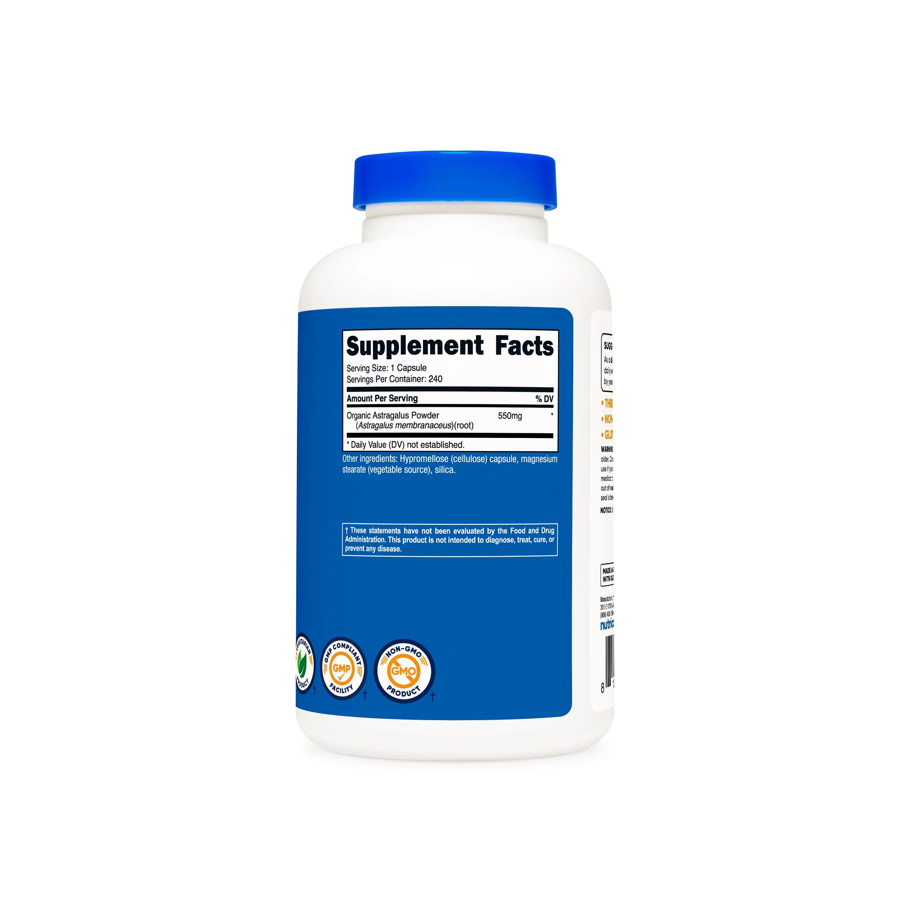 Nutricost Astragalus Capsules - Image 2