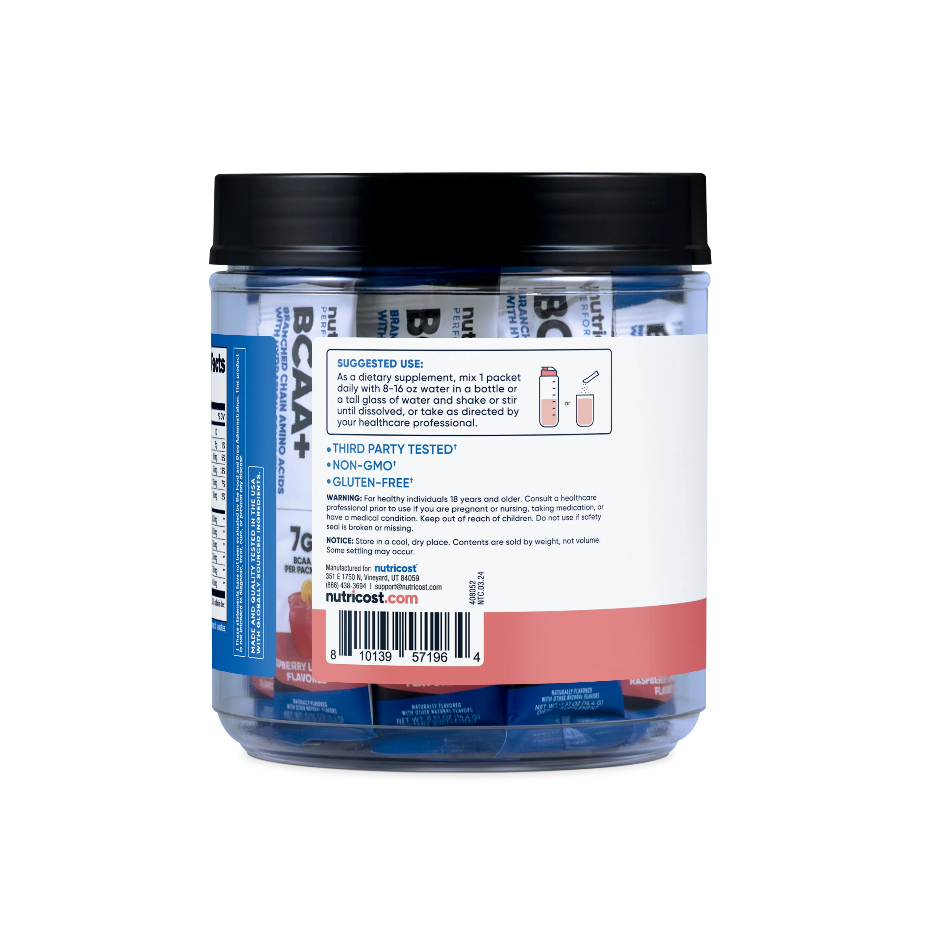 Nutricost BCAA+ Hydration Stickpacks - Image 12