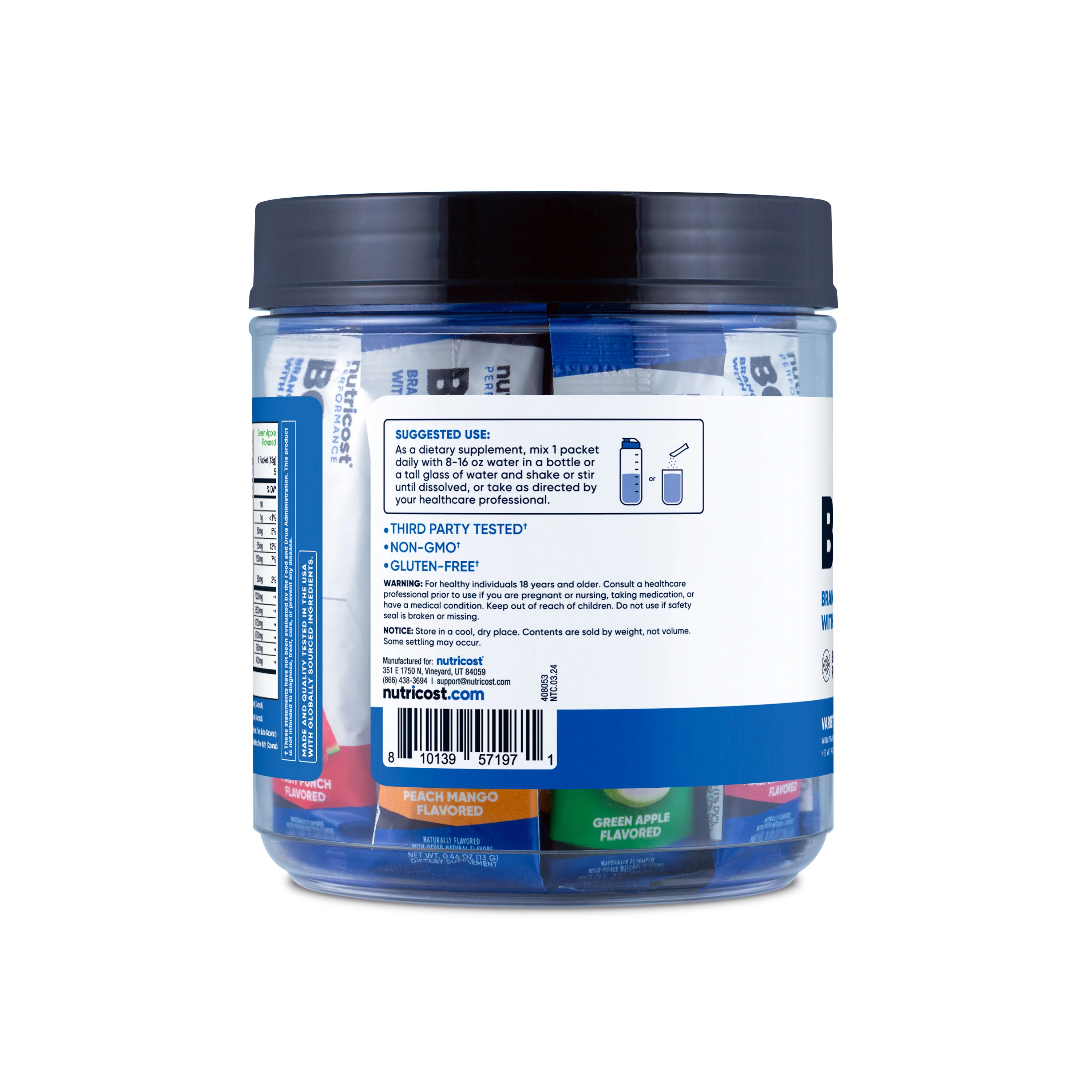 Nutricost BCAA+ Hydration Stickpacks - Image 3