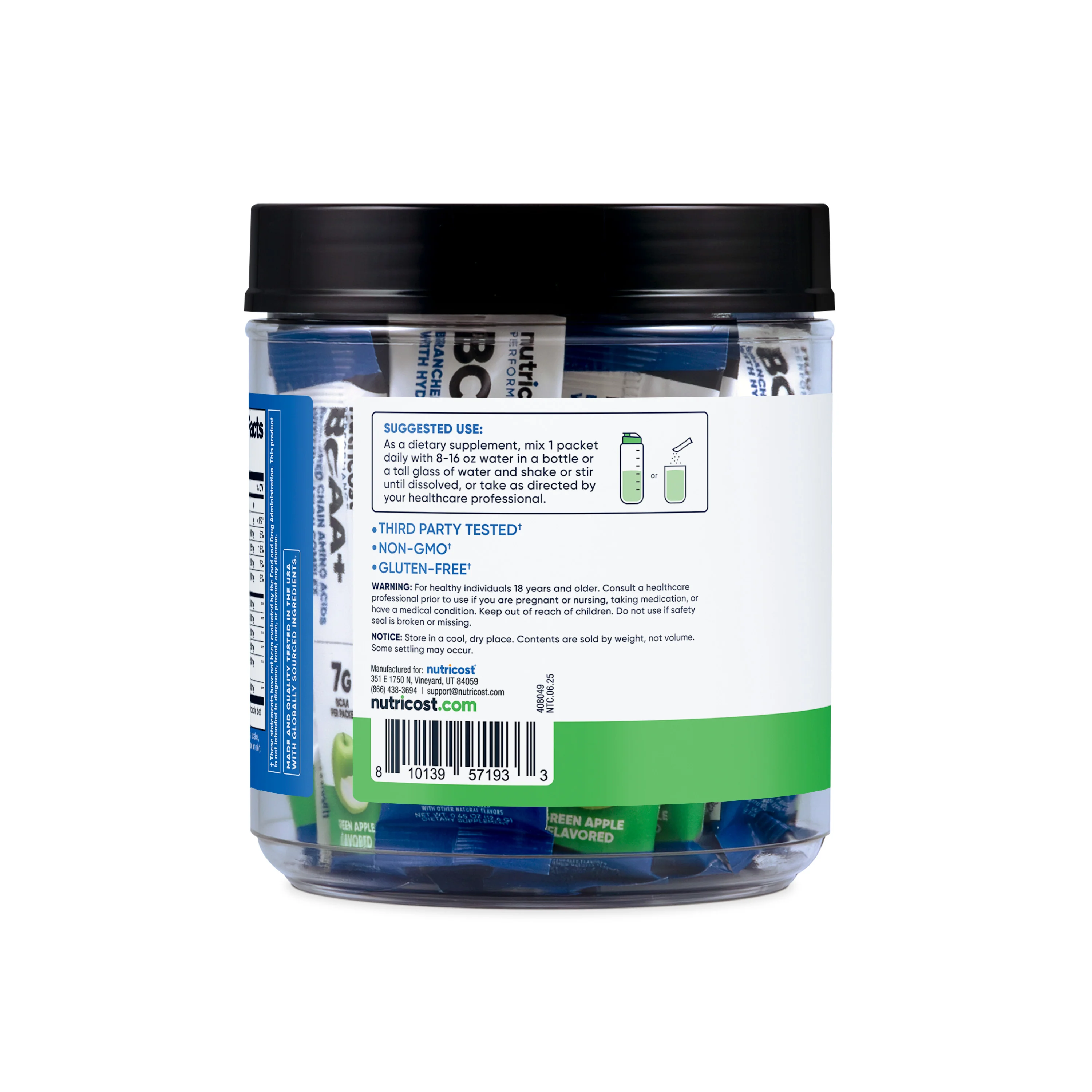 Nutricost BCAA+ Hydration Stickpacks - Image 6