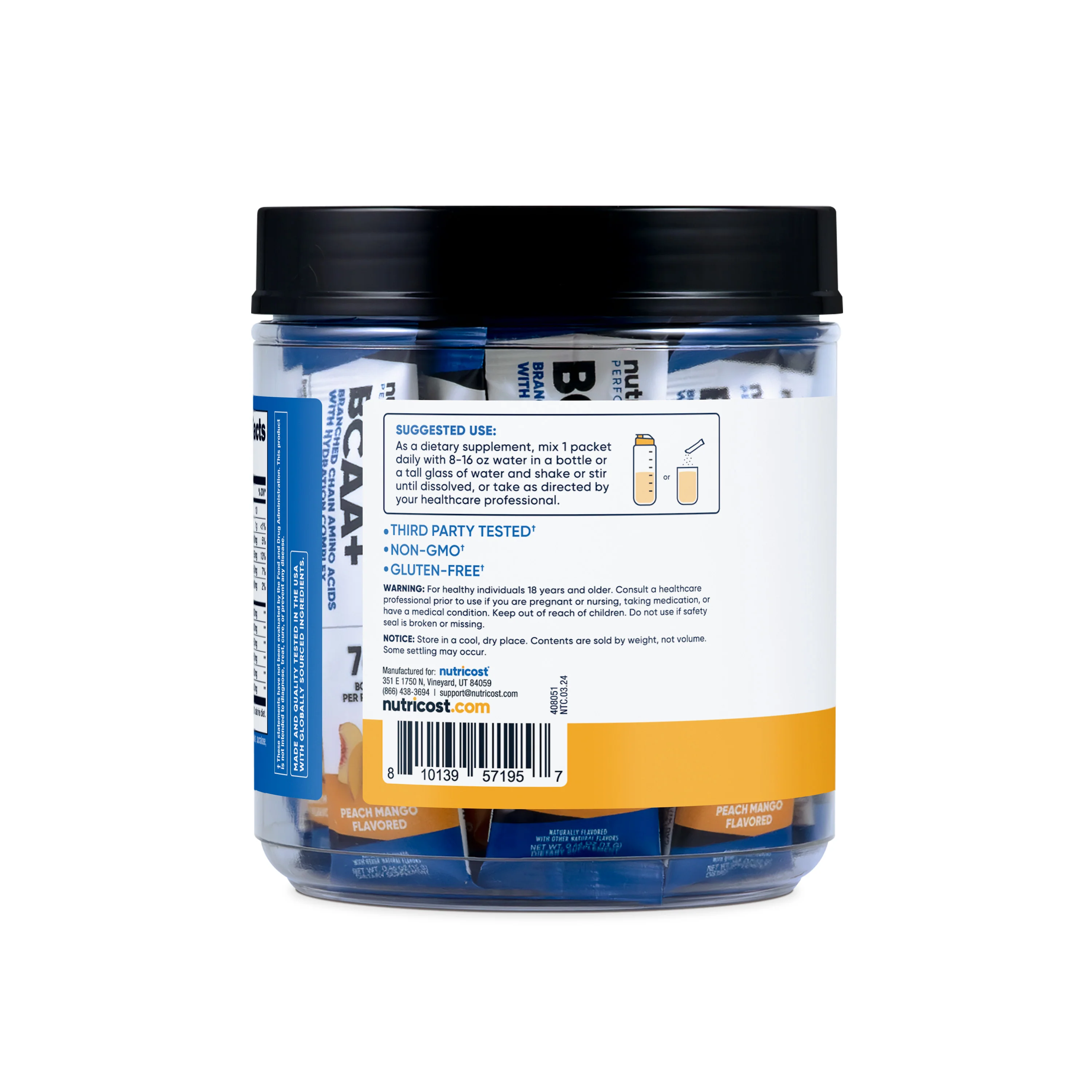 Nutricost BCAA+ Hydration Stickpacks - Image 8