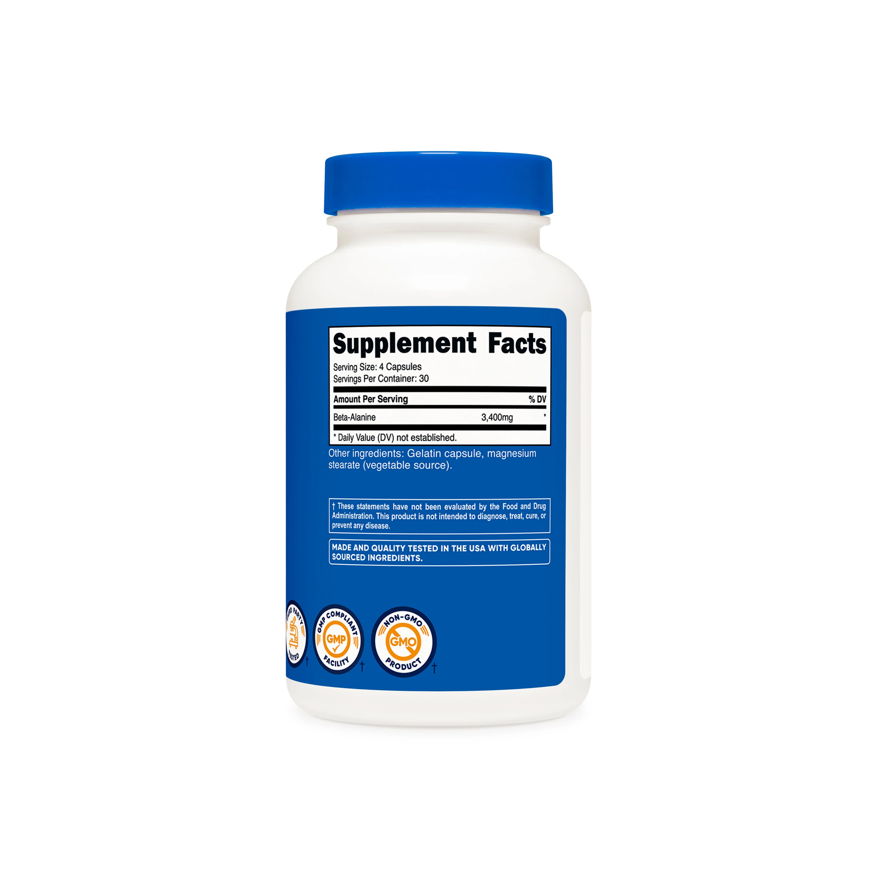 Nutricost Beta-Alanine Capsules - Image 2