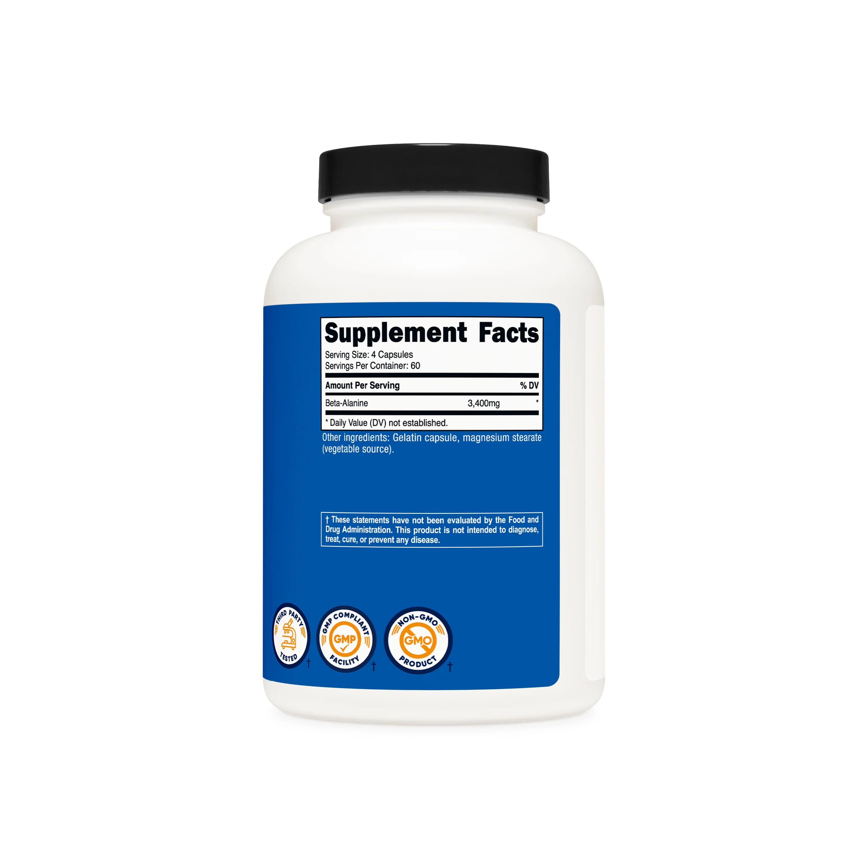 Nutricost Beta-Alanine Capsules - Image 5