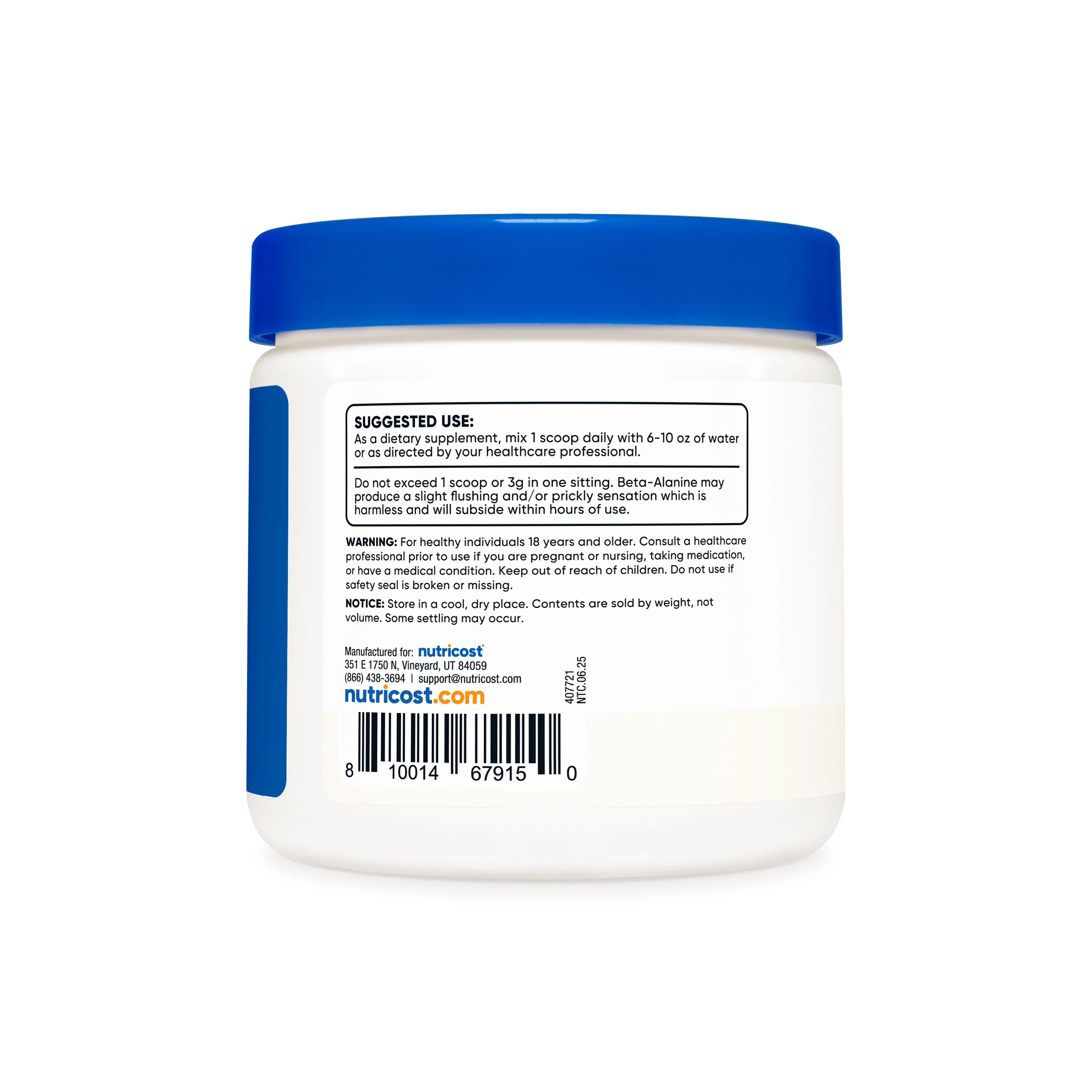 Nutricost Beta Alanine Powder - Image 3