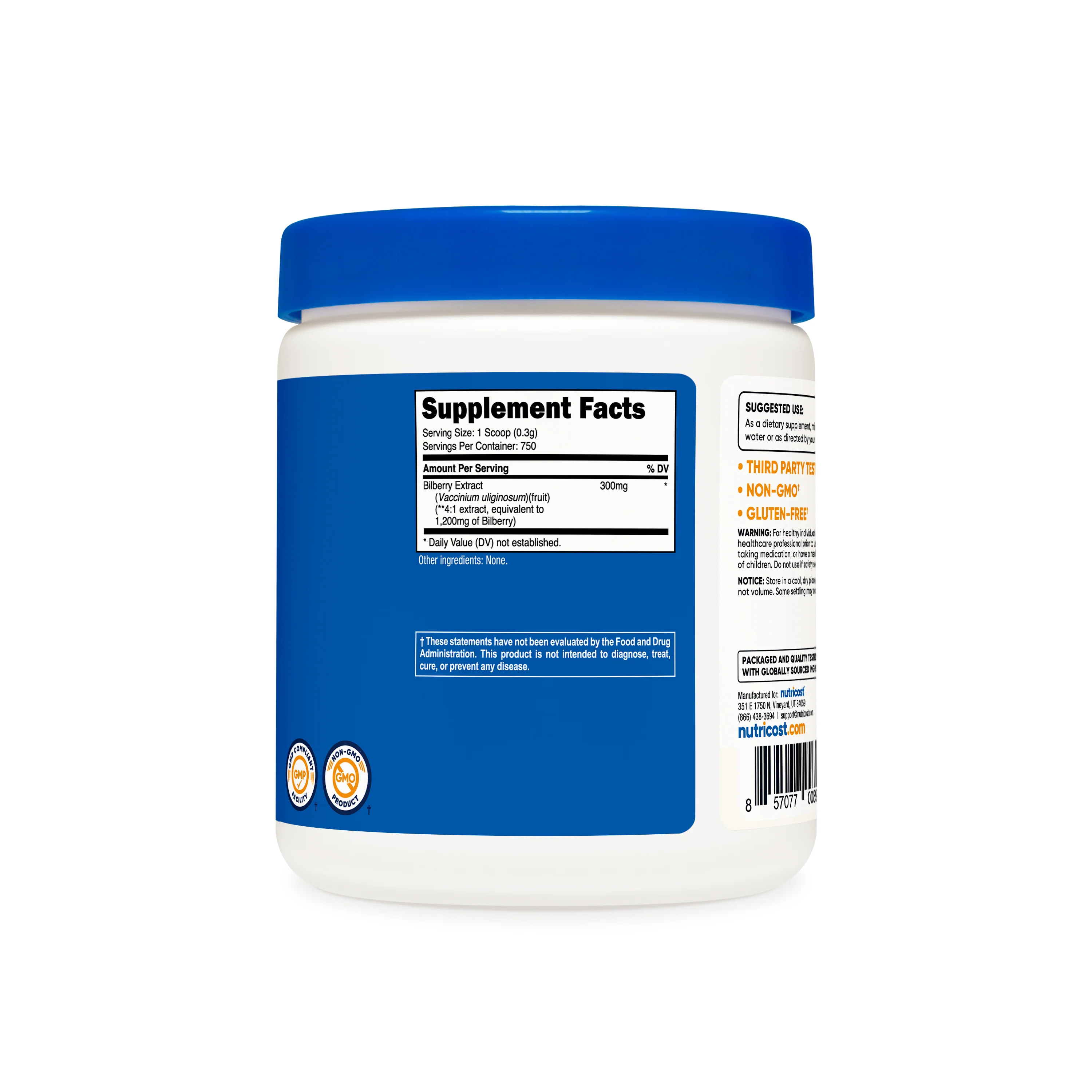 Nutricost Bilberry Powder - Image 2