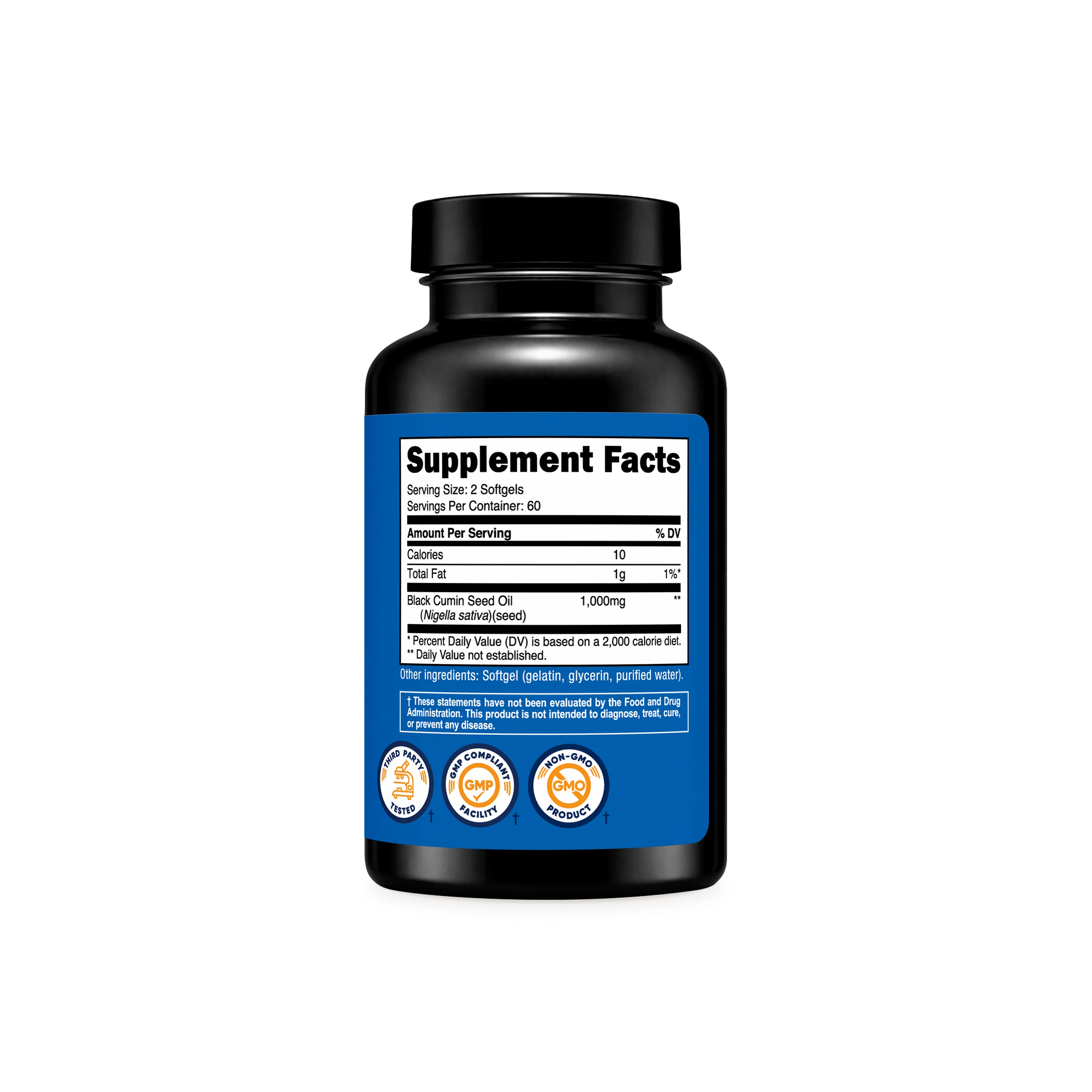 Nutricost Black Cumin Seed Oil - Image 2