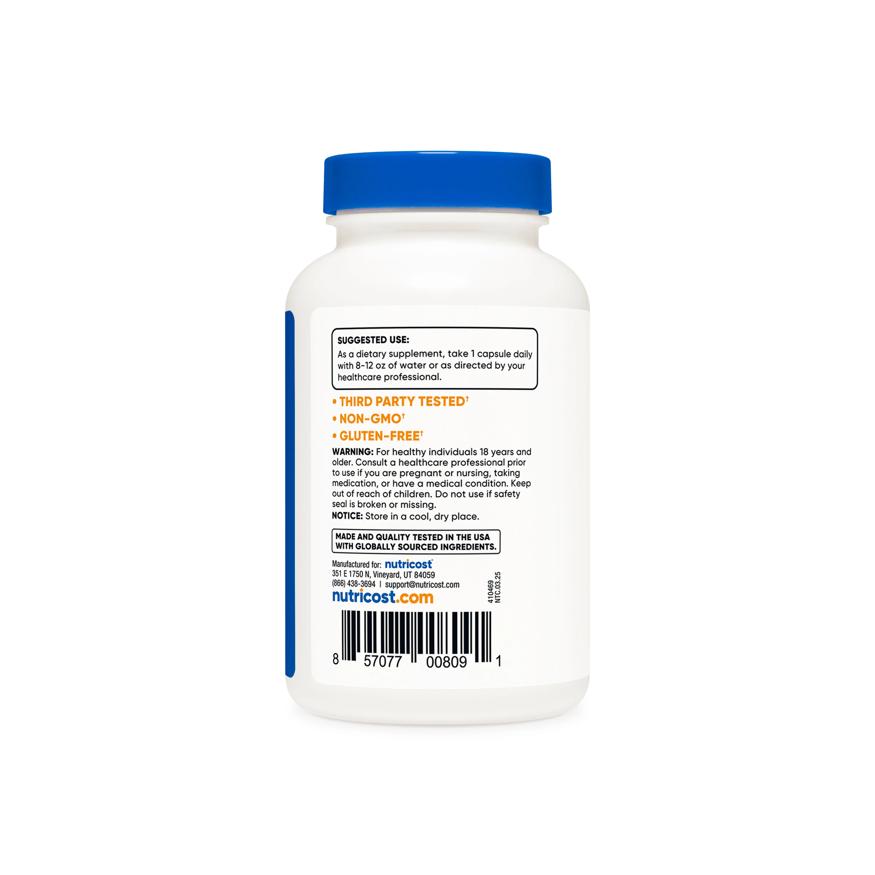 Nutricost Blueberry Extract Capsules - Image 3