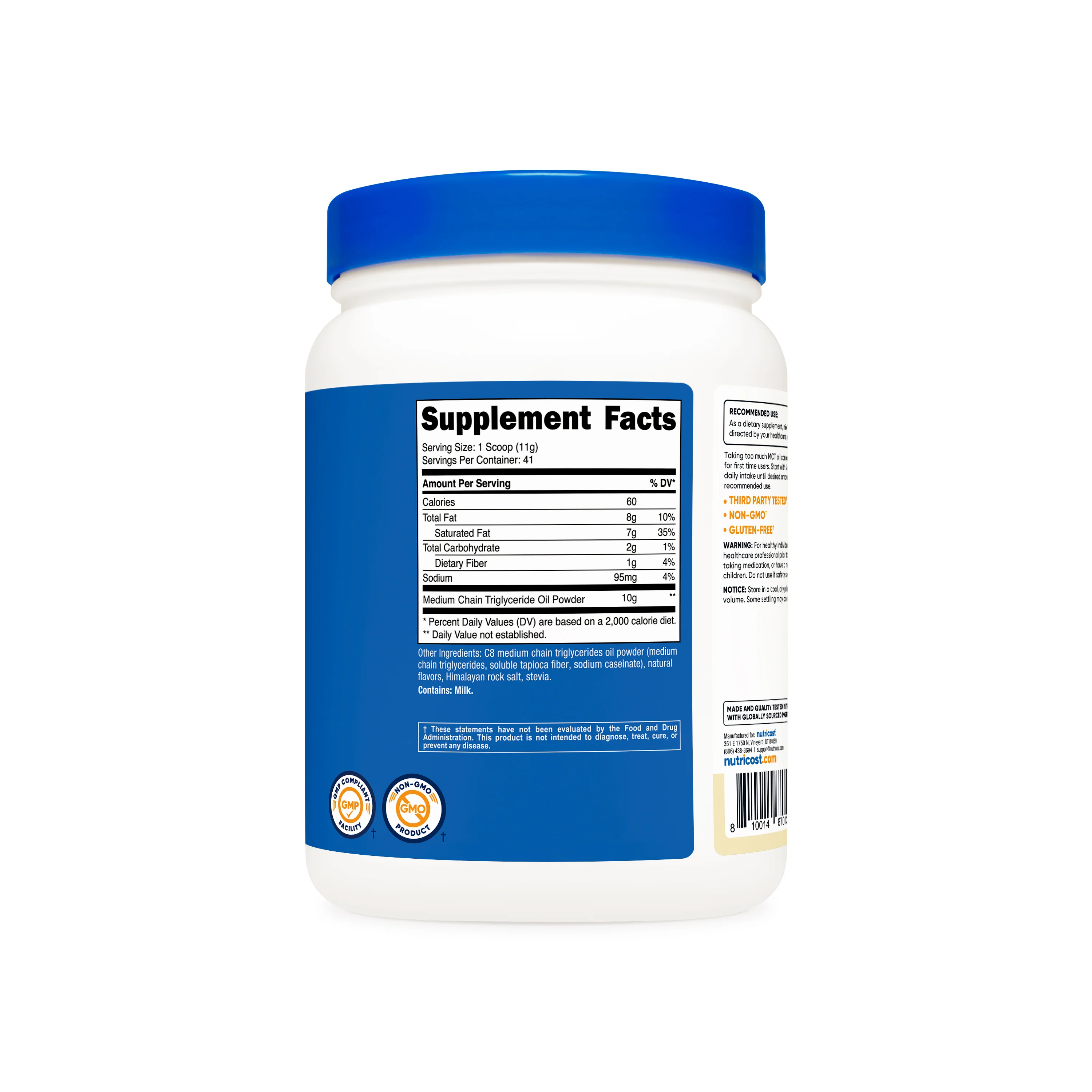 Nutricost C8 MCT Oil Powder - Image 5