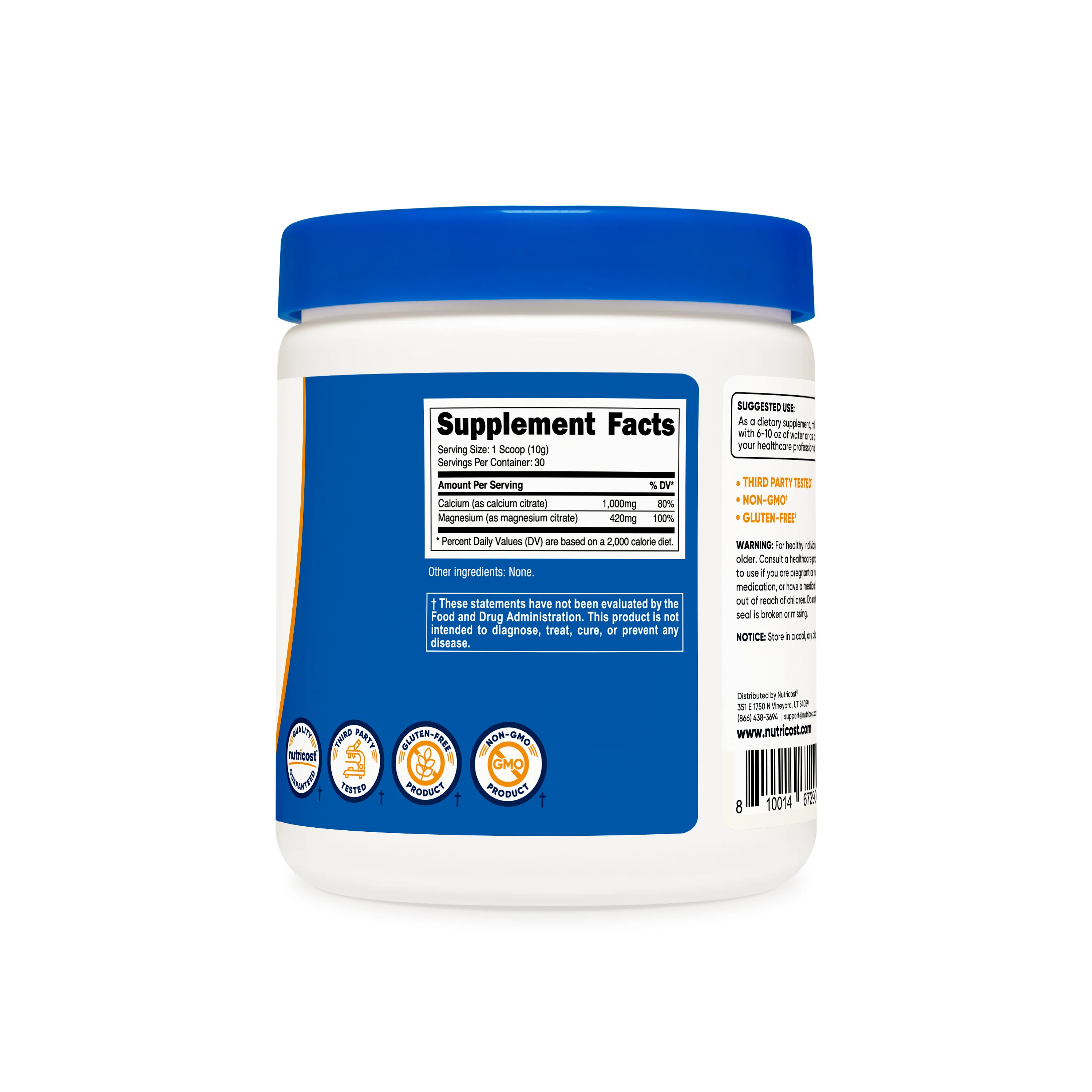 Nutricost Calcium Citrate + Magnesium Citrate Powder - Image 20