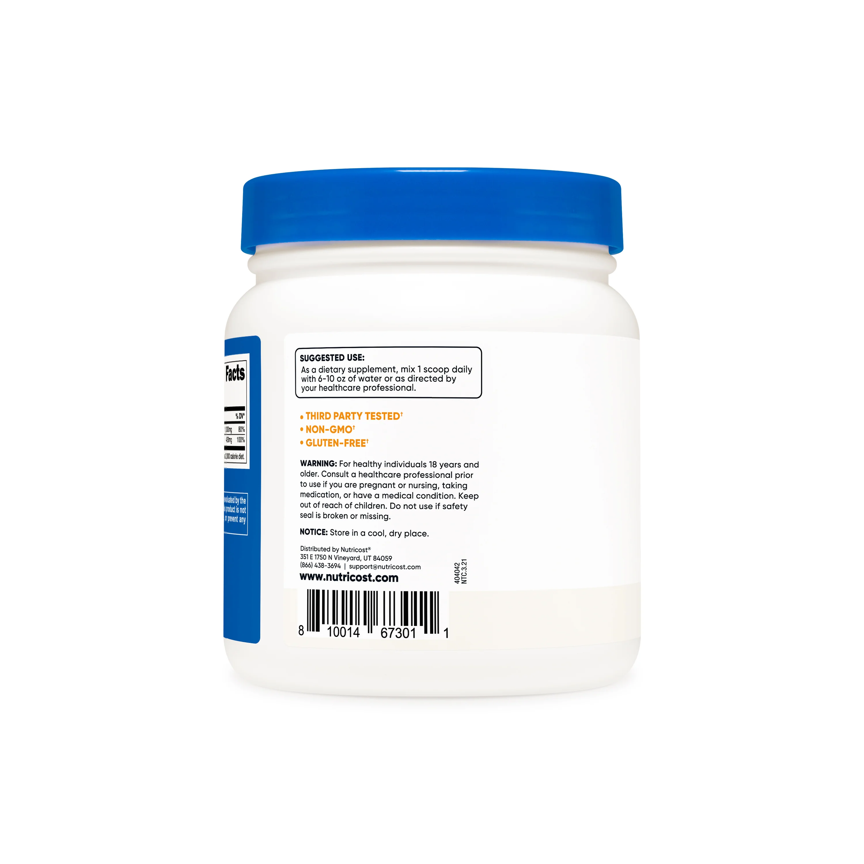 Nutricost Calcium Citrate + Magnesium Citrate Powder - Image 21
