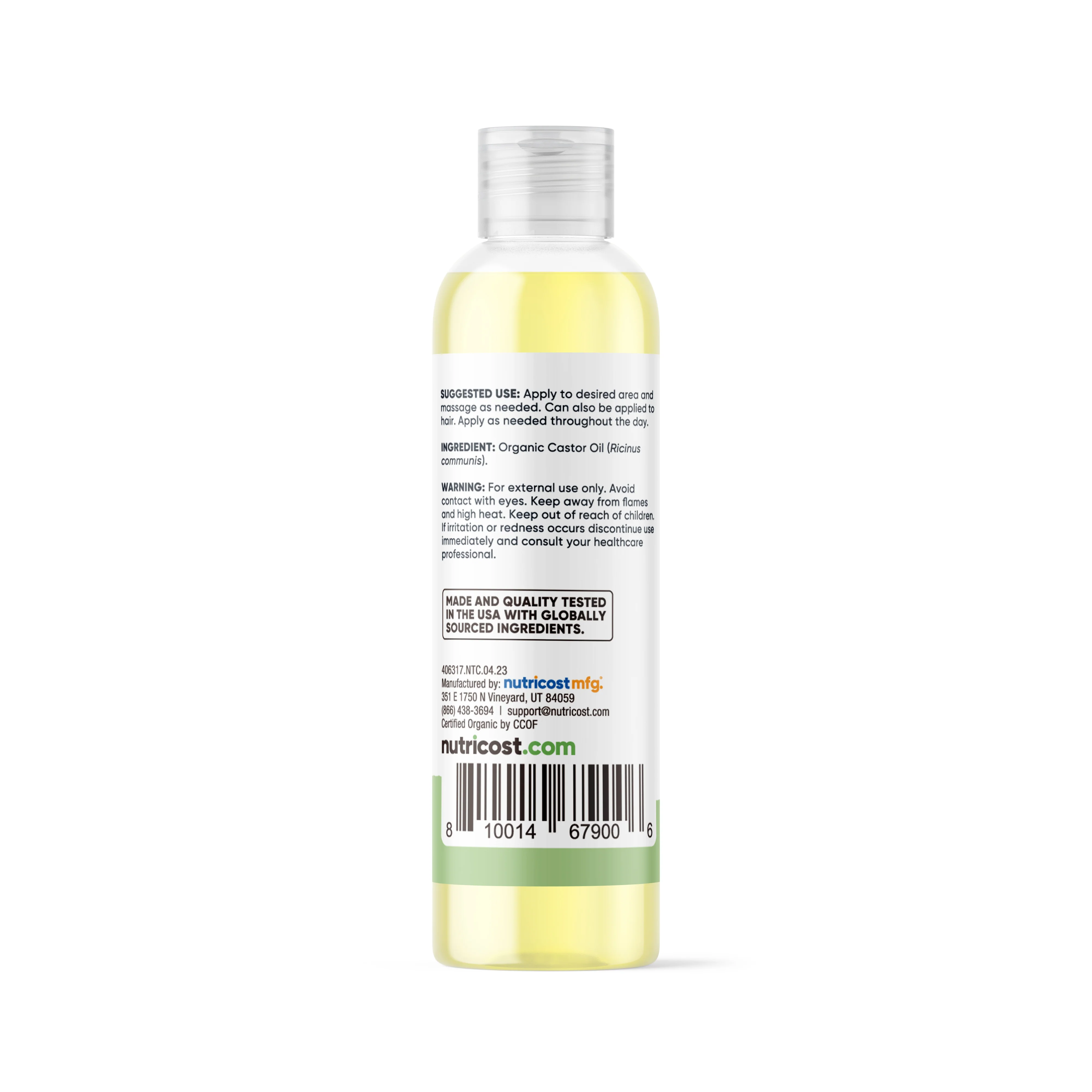 Nutricost Castor Oil - Image 2