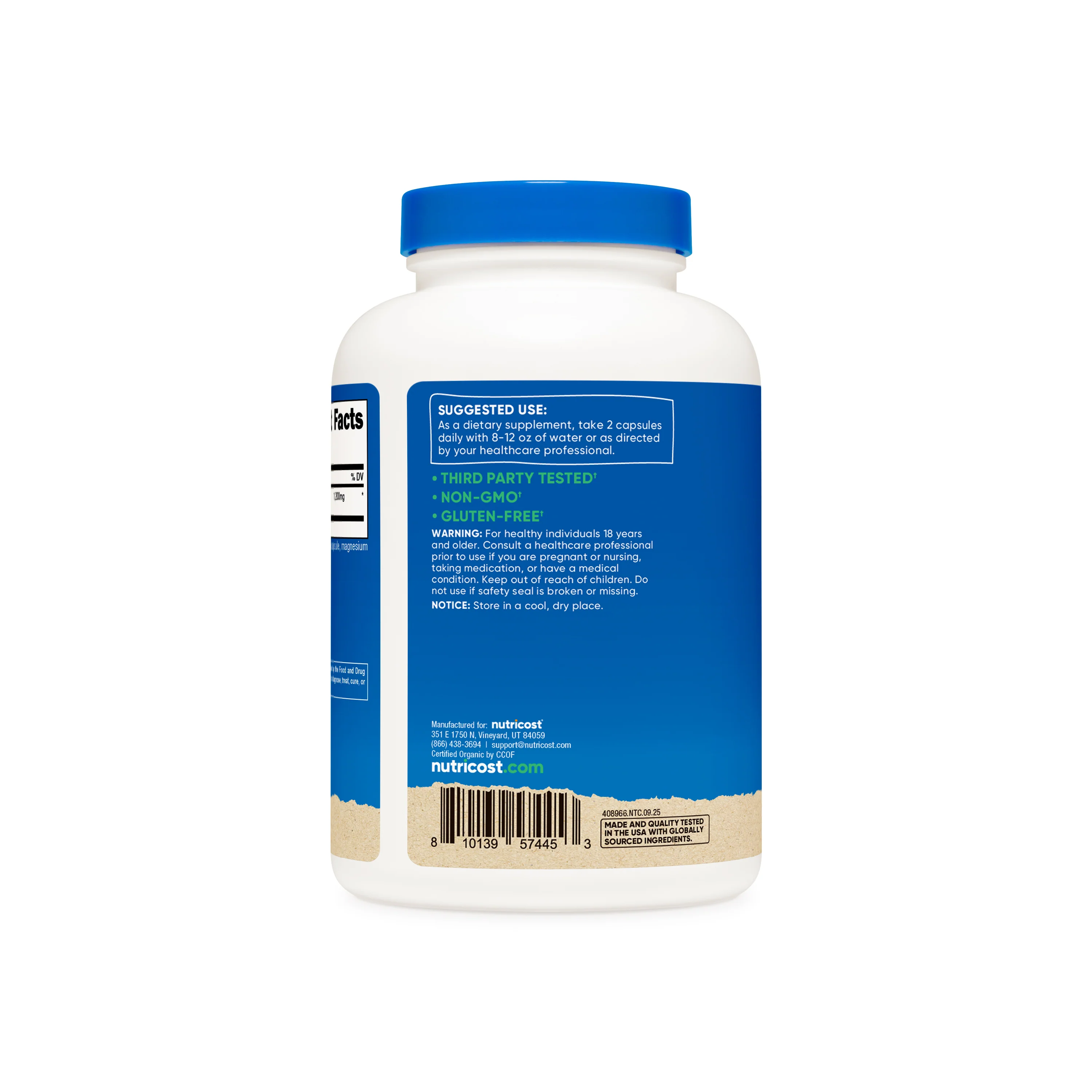 Nutricost Cinnamon Made with Organic Ceylon Capsules - Image 6