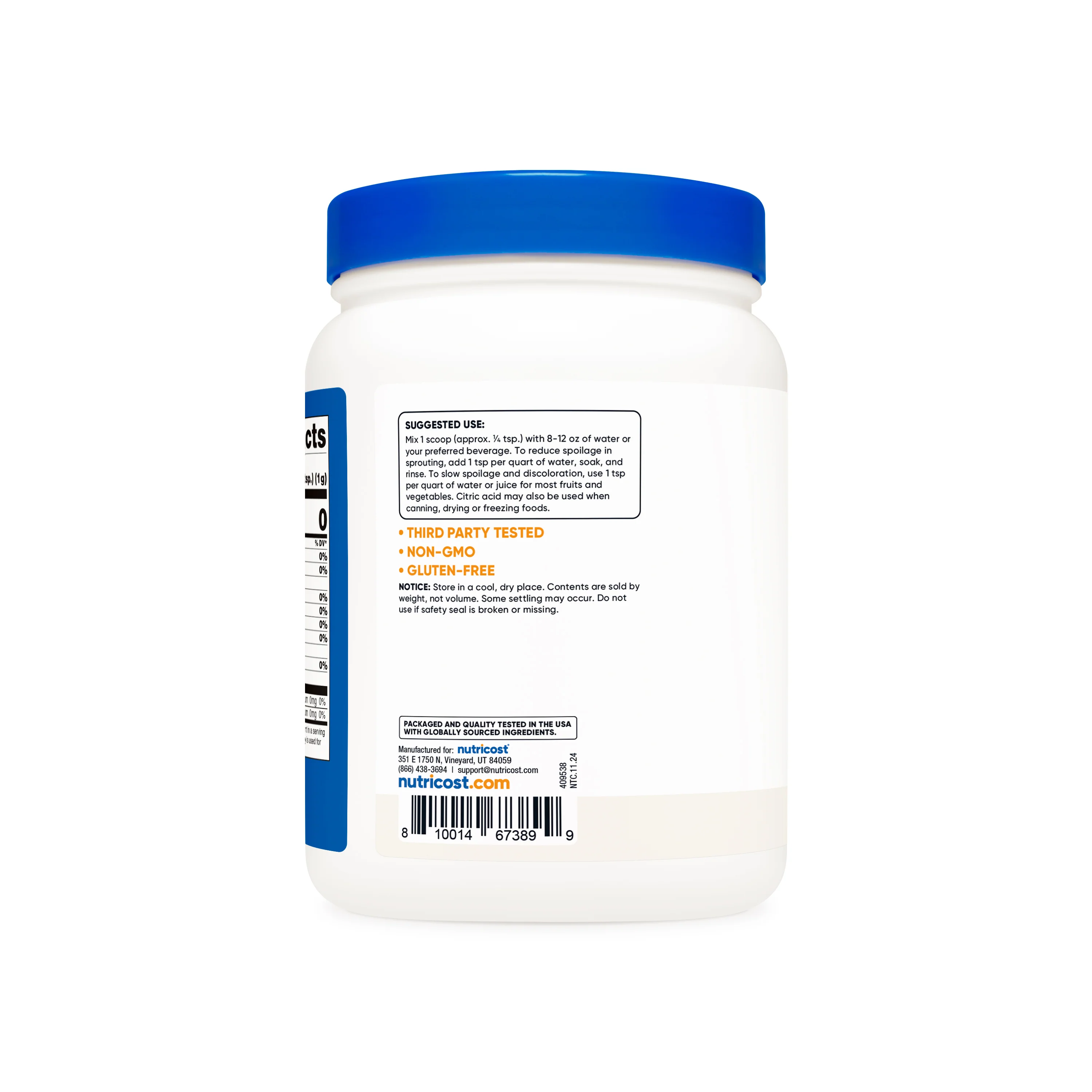 Nutricost Citric Acid Powder - Image 6