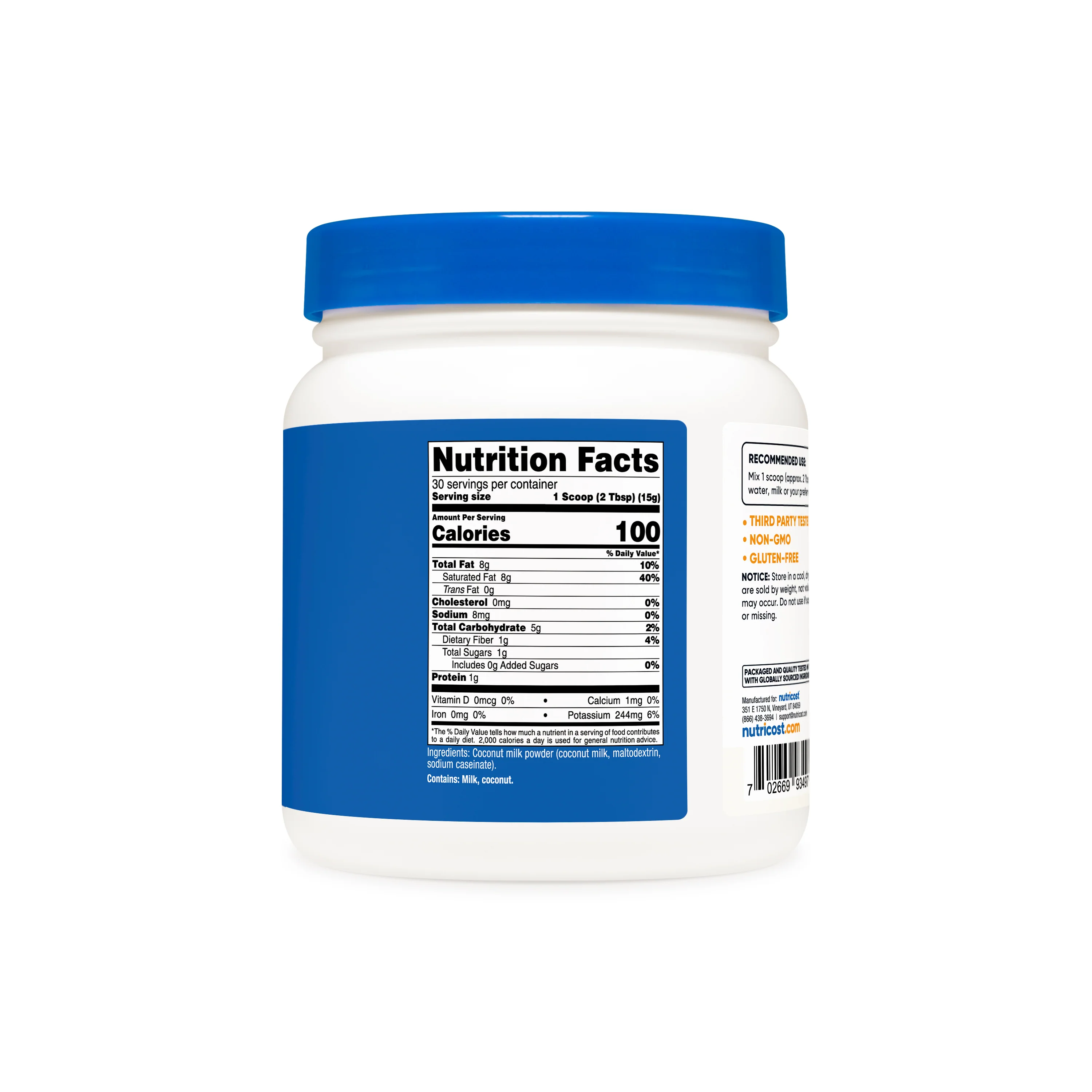 Nutricost Coconut Milk Powder - Image 2