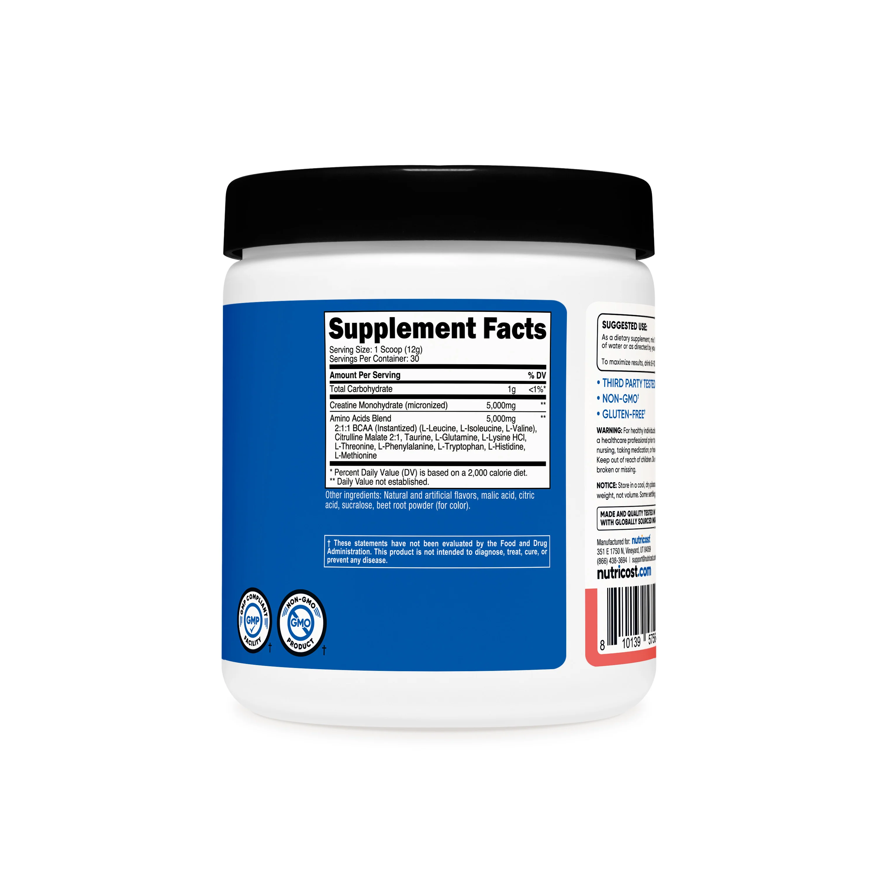 Nutricost Creatine + Aminos Powder - Image 11
