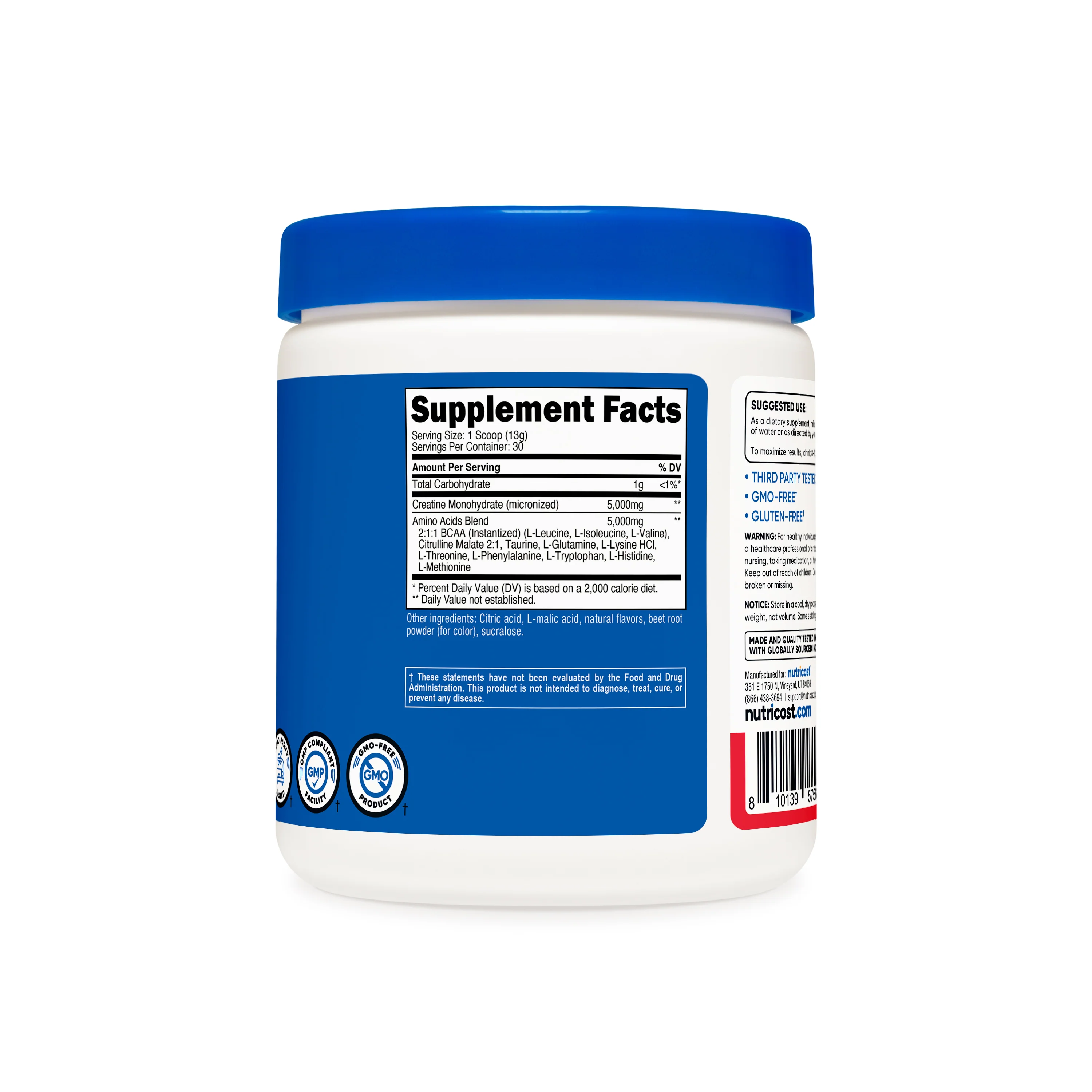 Nutricost Creatine + Aminos Powder - Image 2