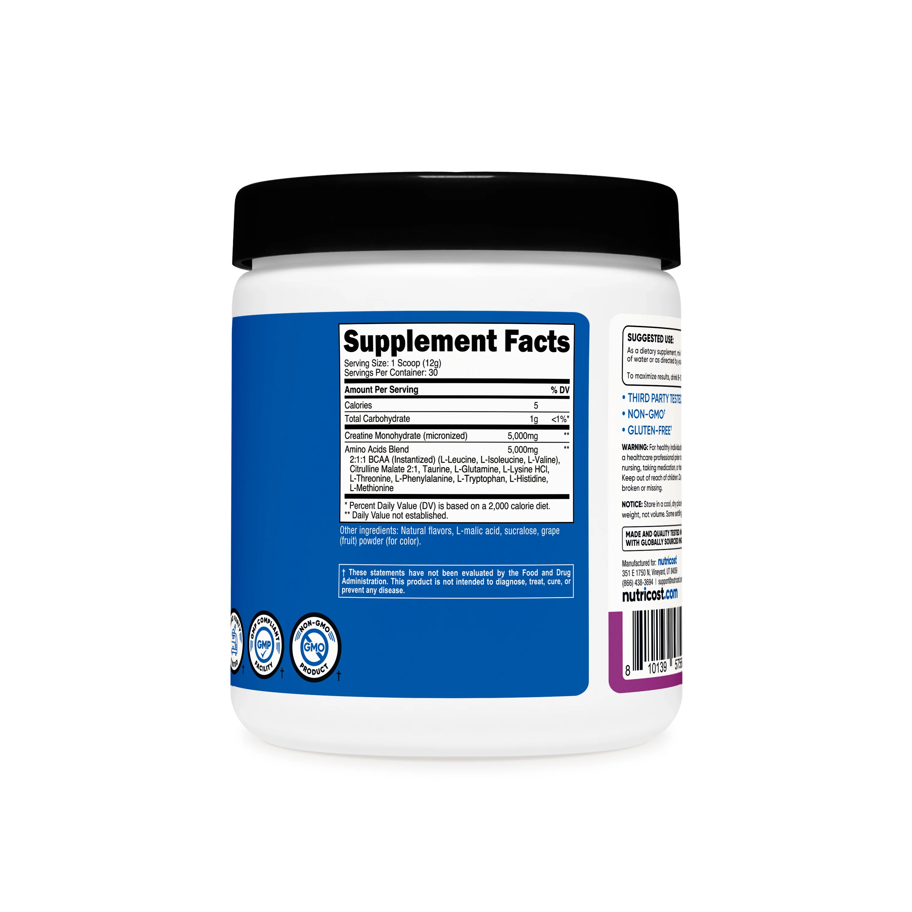 Nutricost Creatine + Aminos Powder - Image 5