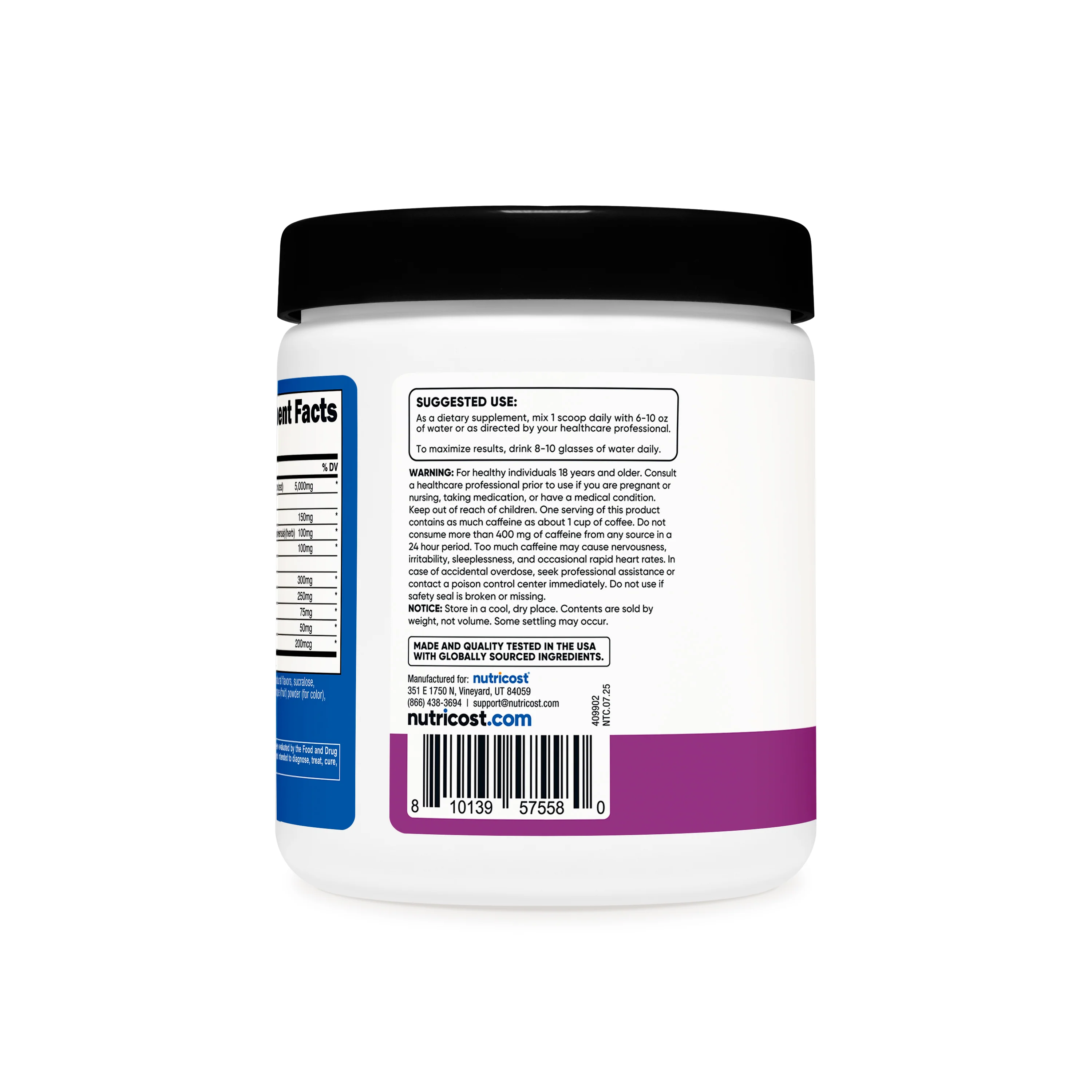 Nutricost Creatine + Energy Powder - Image 6