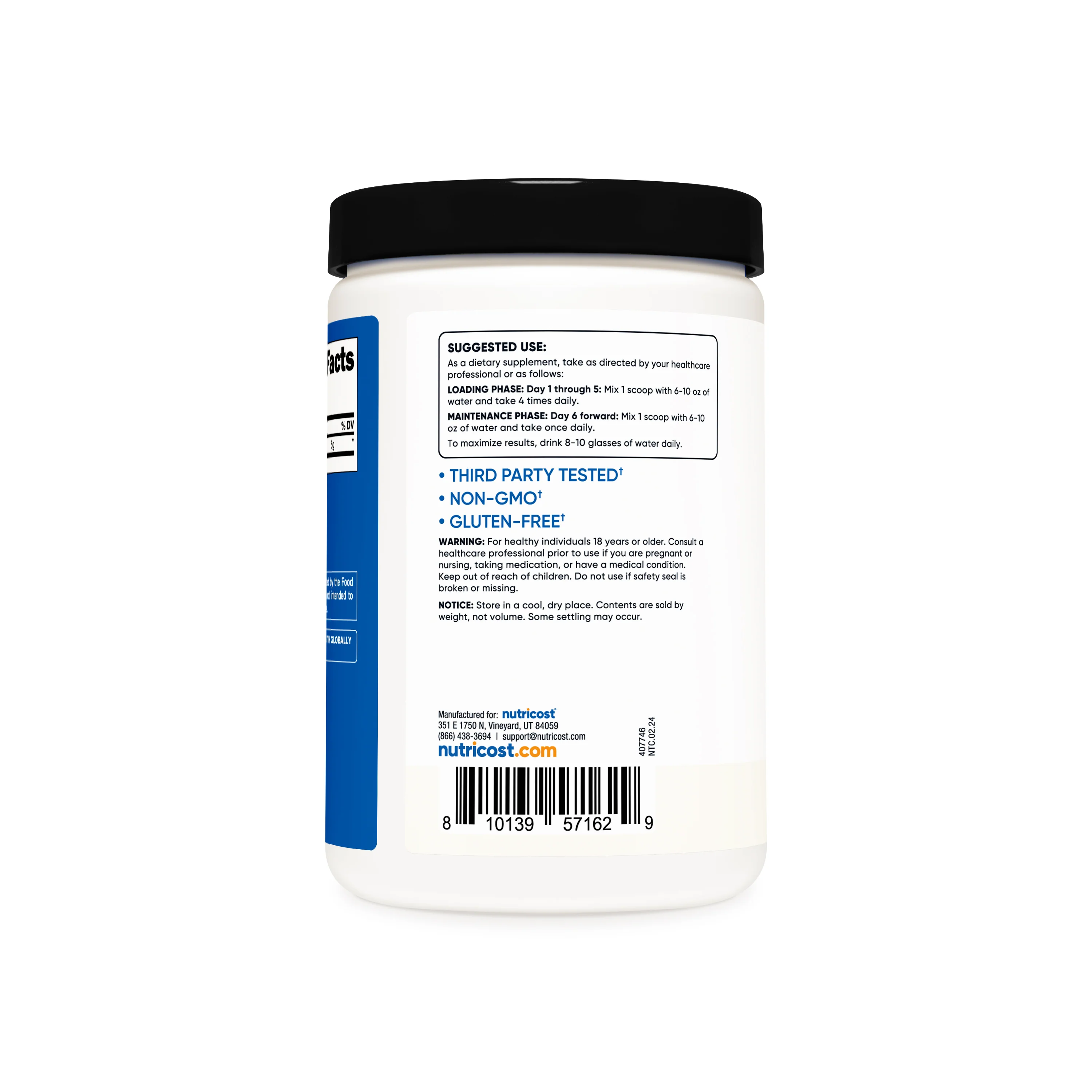Nutricost Creatine Monohydrate Powder - Image 3