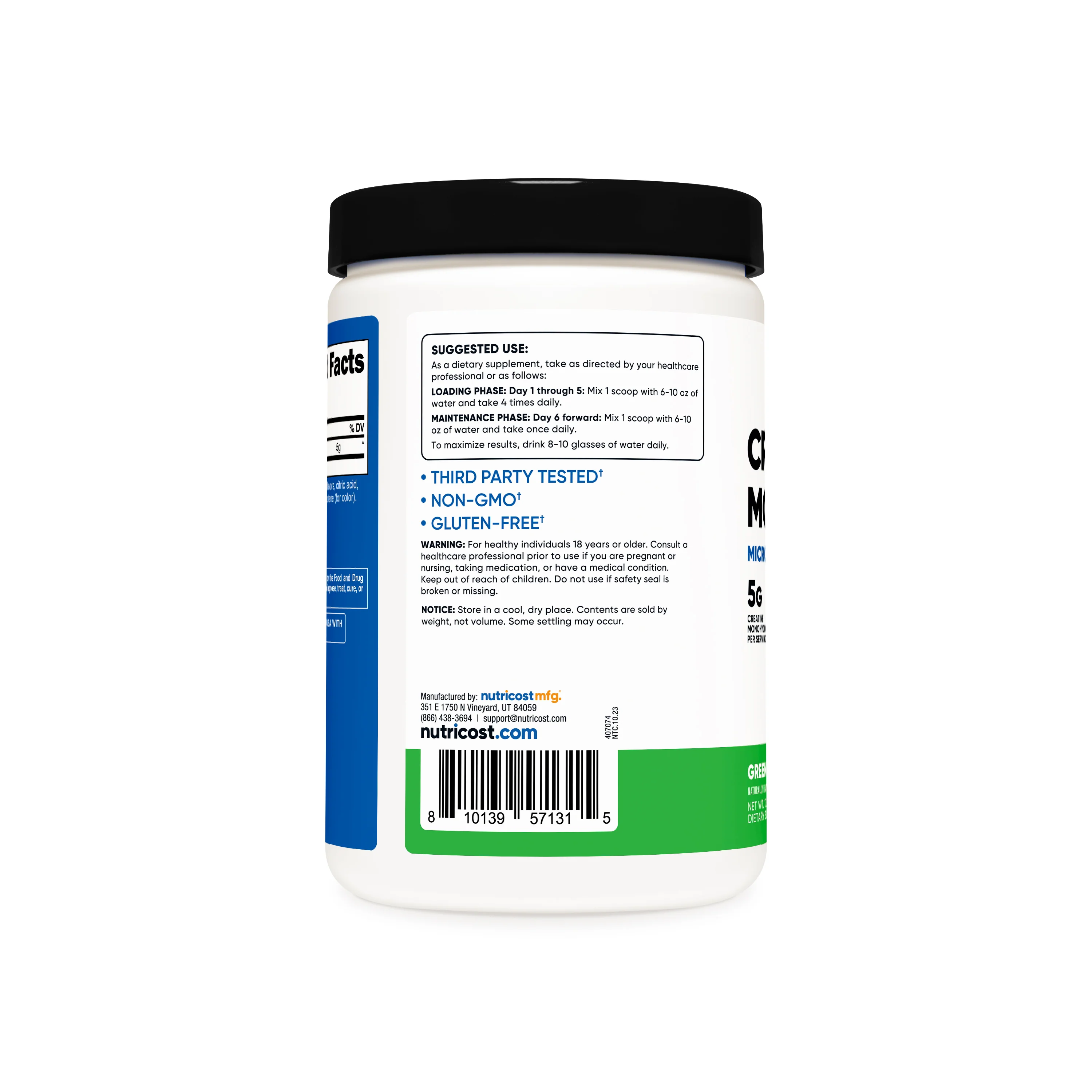 Nutricost Creatine Monohydrate With Stevia - Image 3