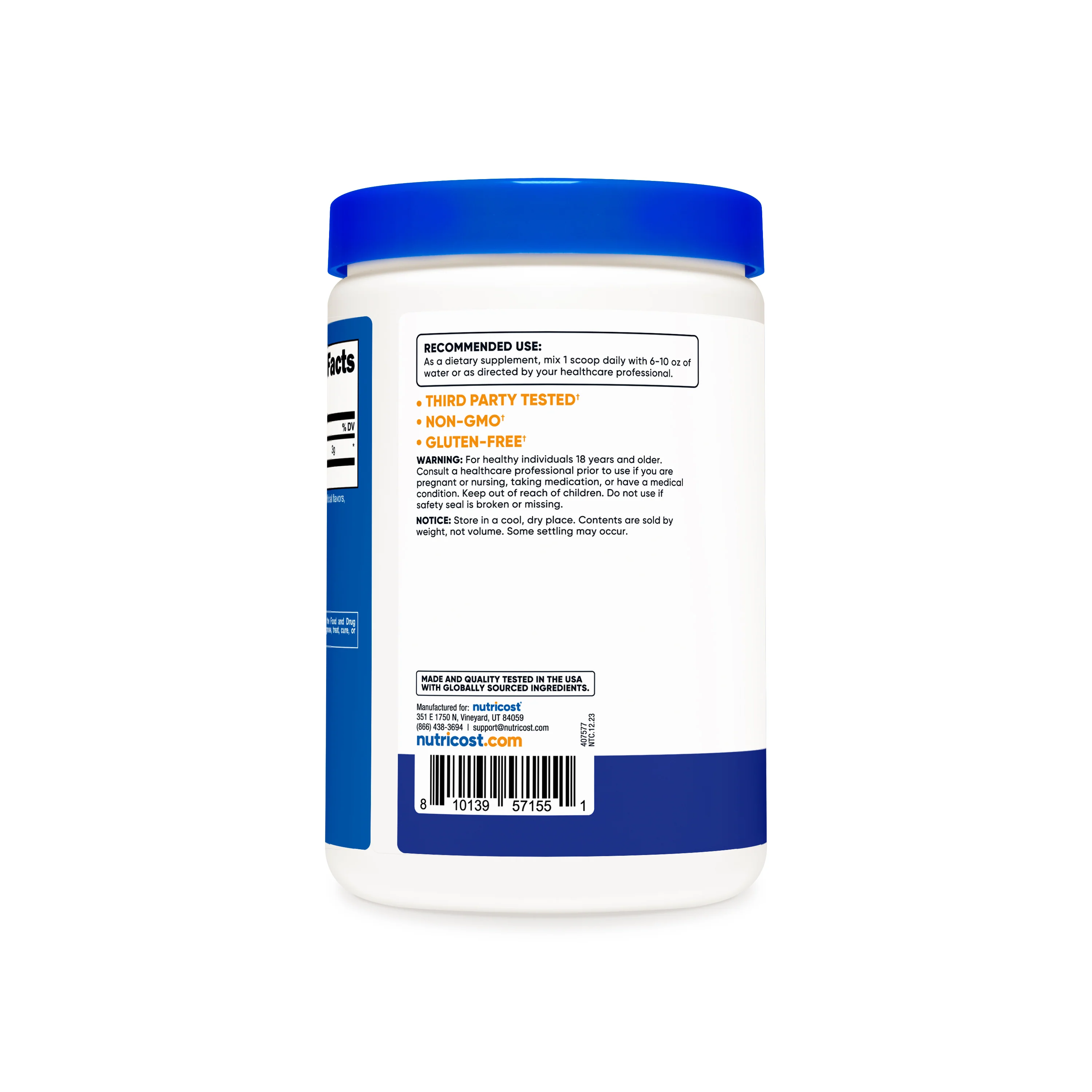 Nutricost D-Aspartic Acid Powder - Image 6