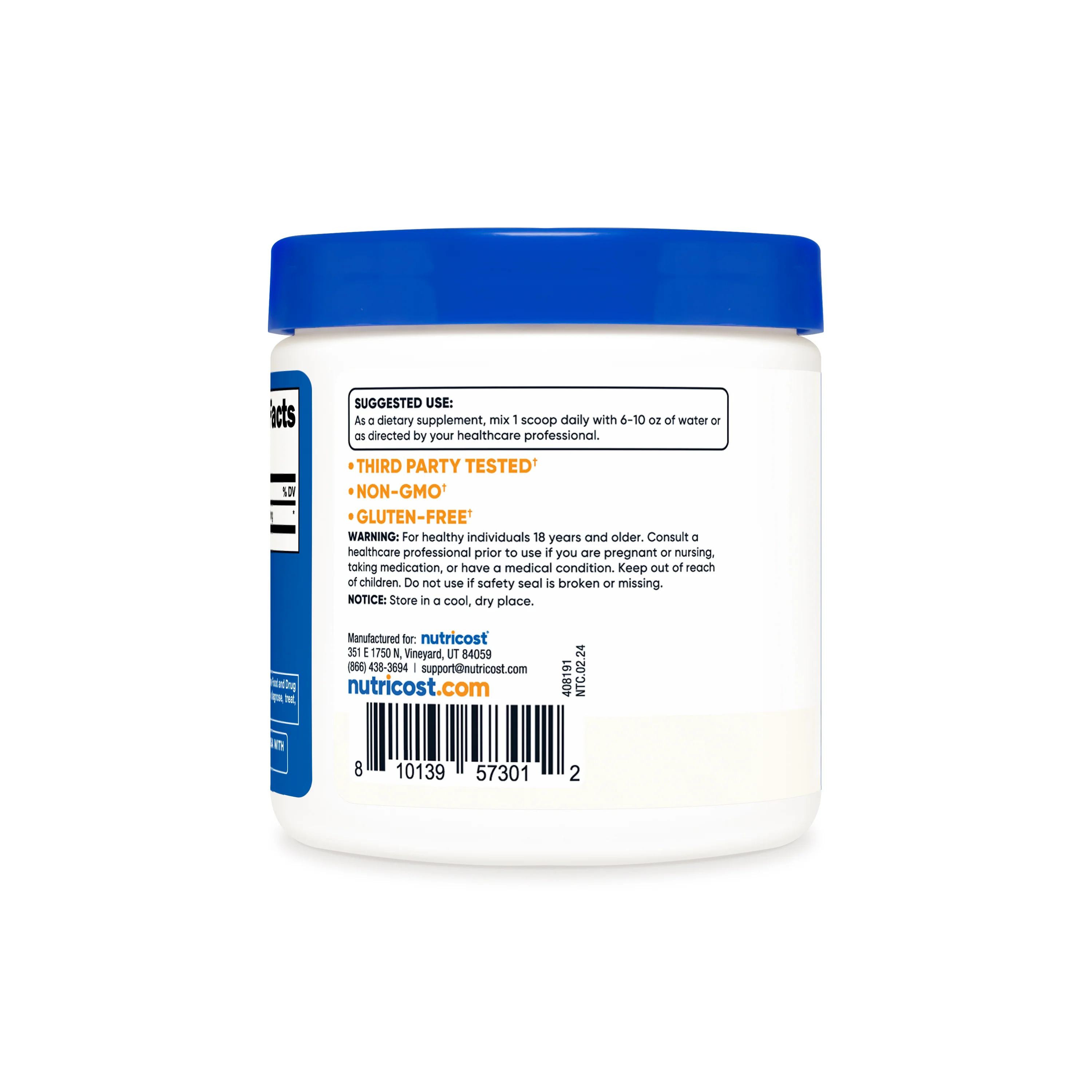 Nutricost DMAE Bitartrate Powder - Image 3