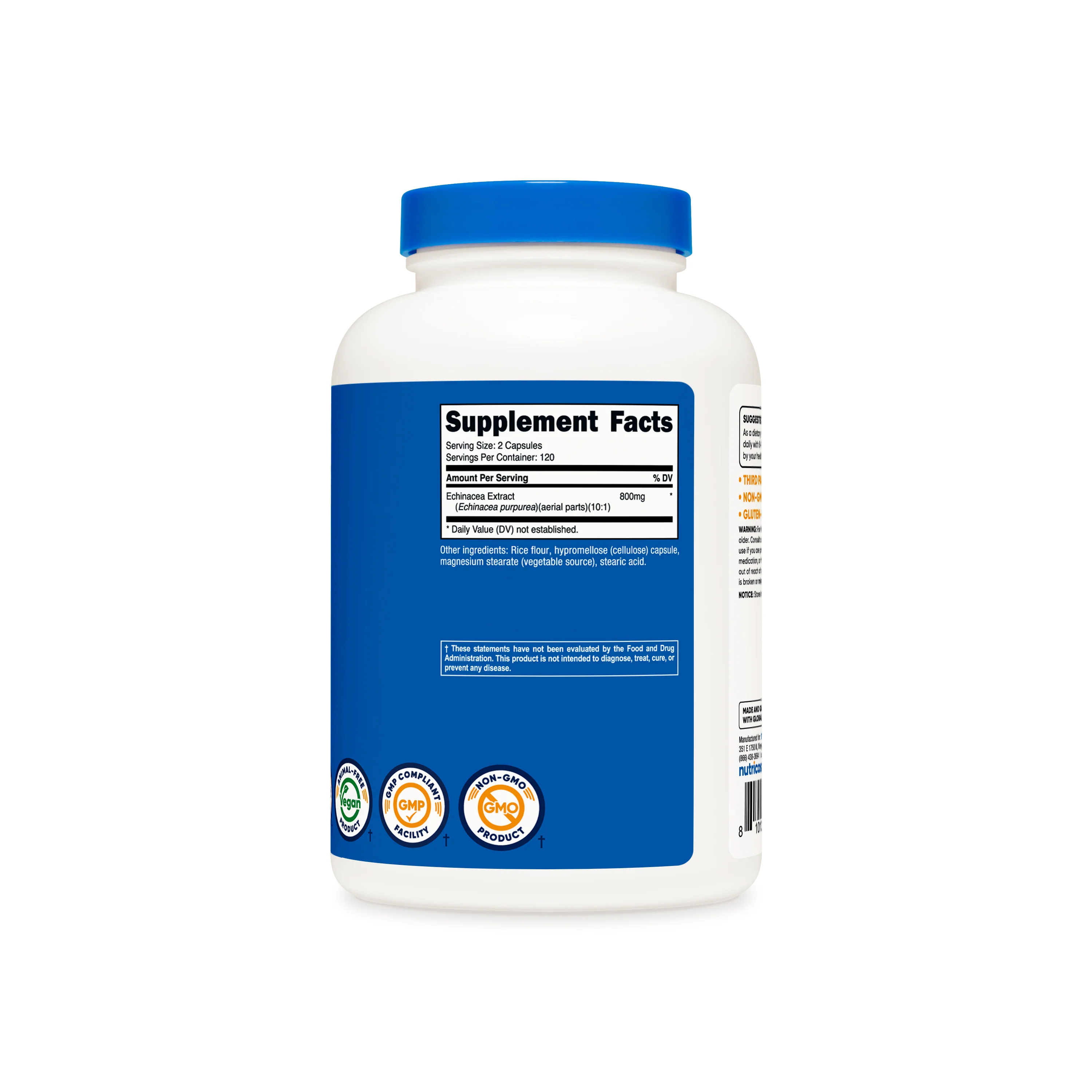 Nutricost Echinacea Capsules - Image 3