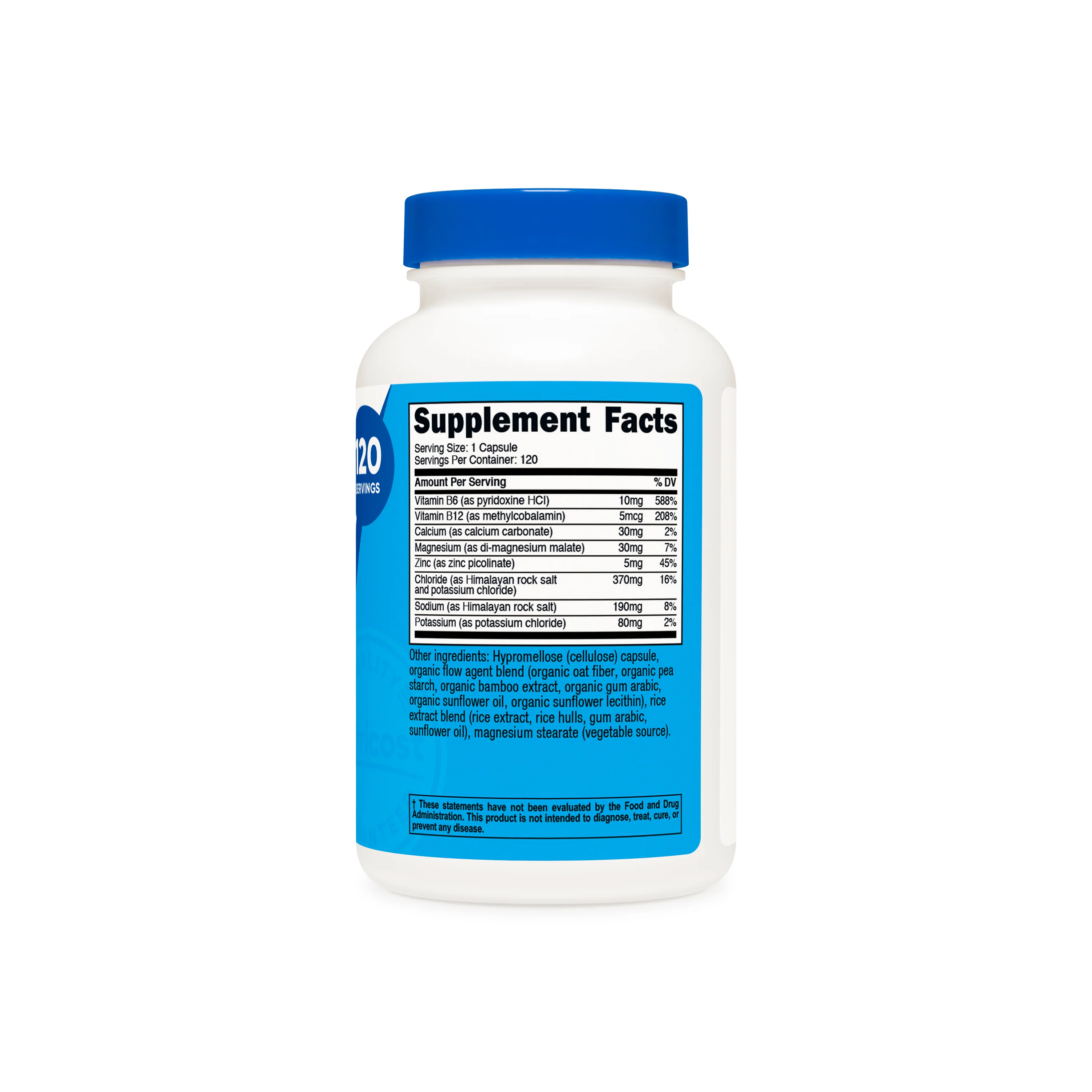 Nutricost Electrolyte (8 Hydrating Electrolytes & Vitamins) (120 CAP) - Image 2
