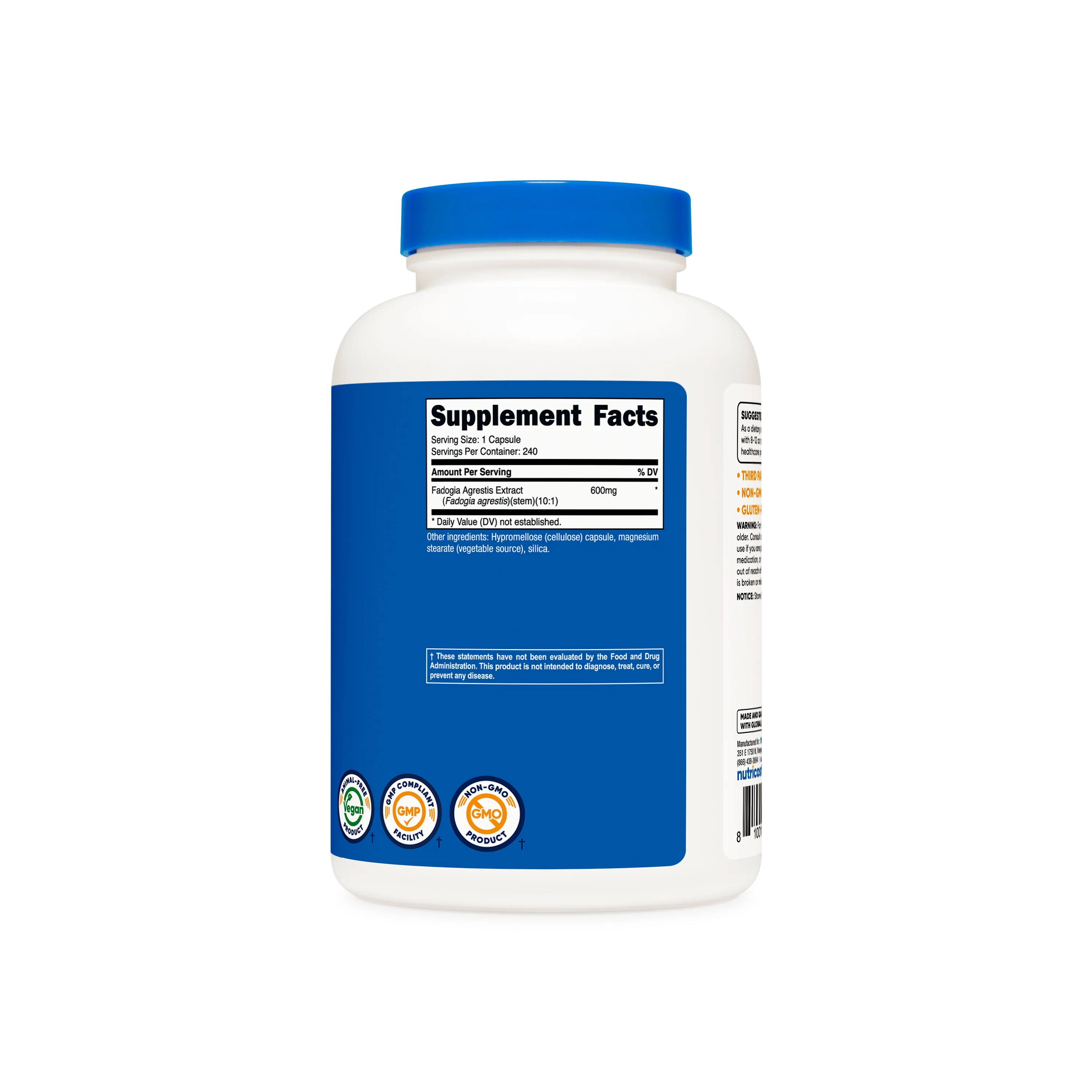 Nutricost Fadogia Agrestis Capsules - Image 2