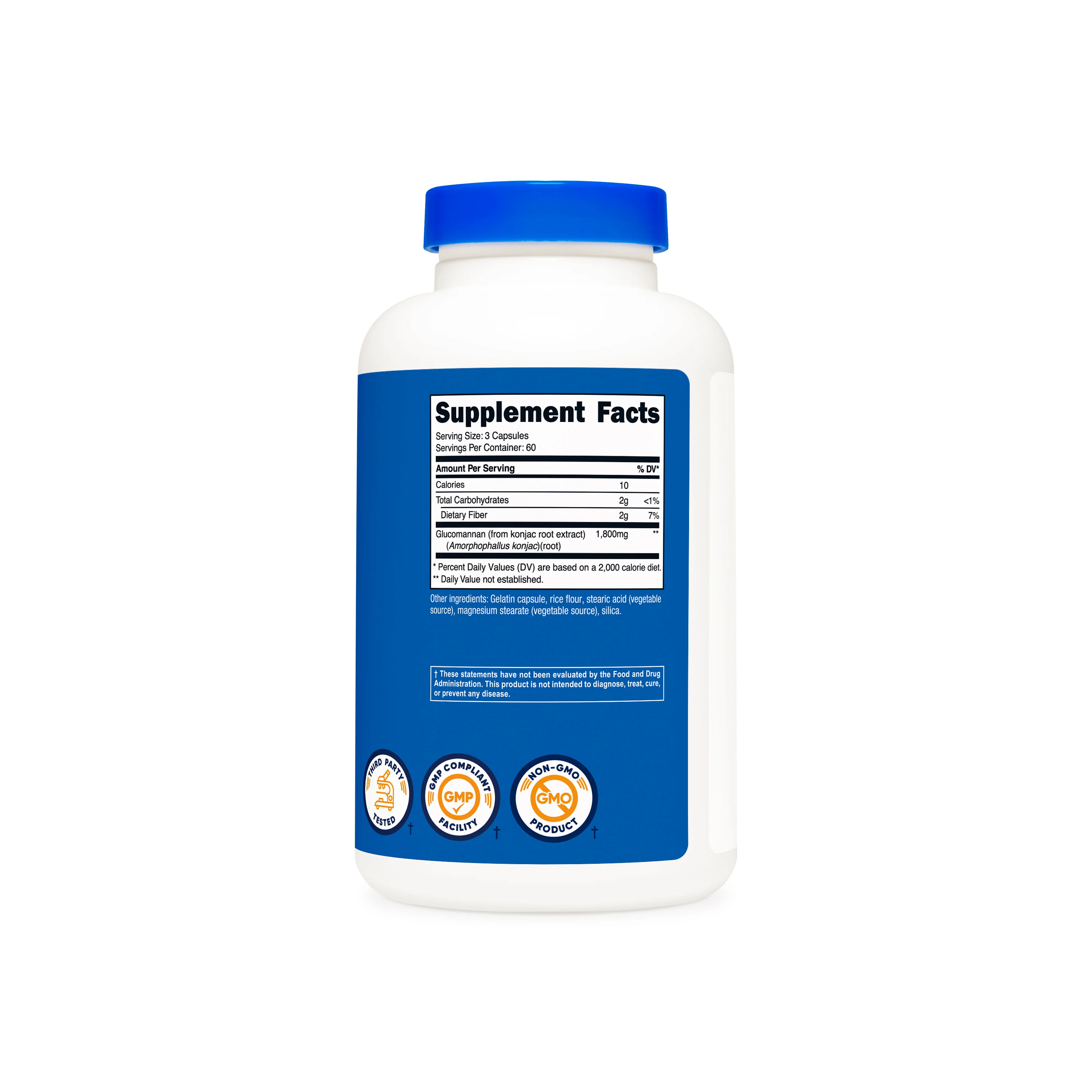 Nutricost Glucomannan Capsules - Image 2