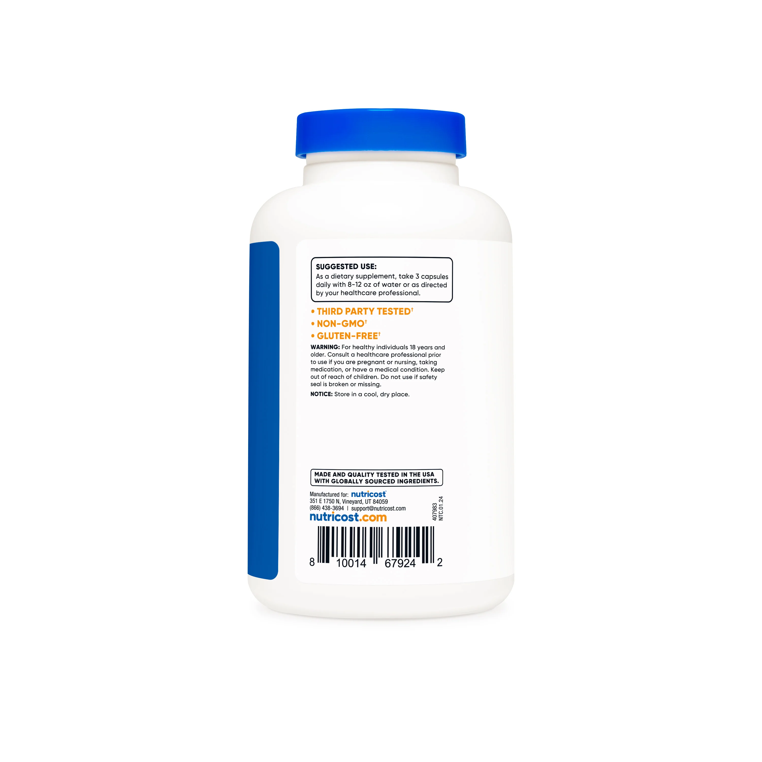 Nutricost Glucomannan Capsules - Image 3
