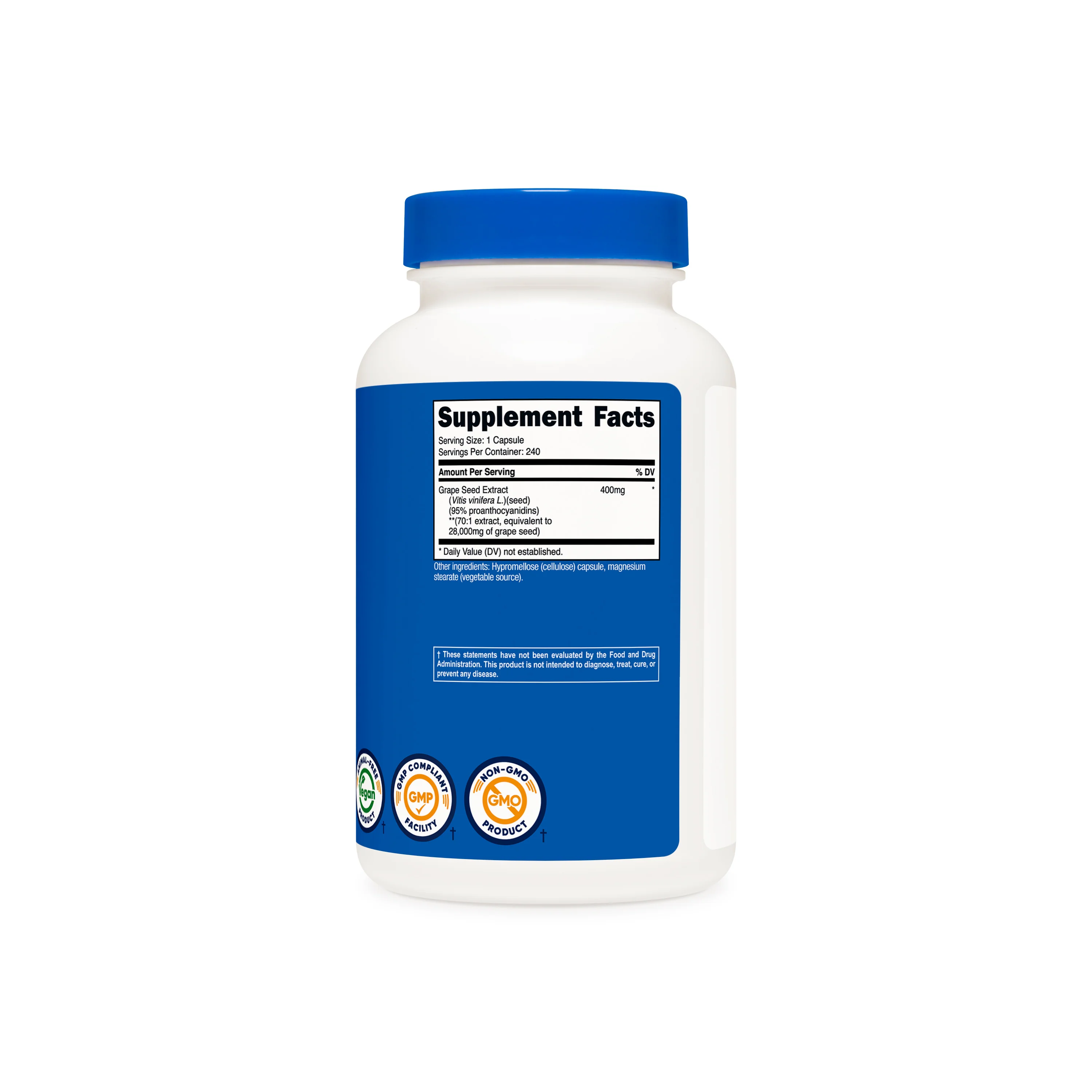 Nutricost Grape Seed Extract (400 MG) (240 CAP) - Image 2