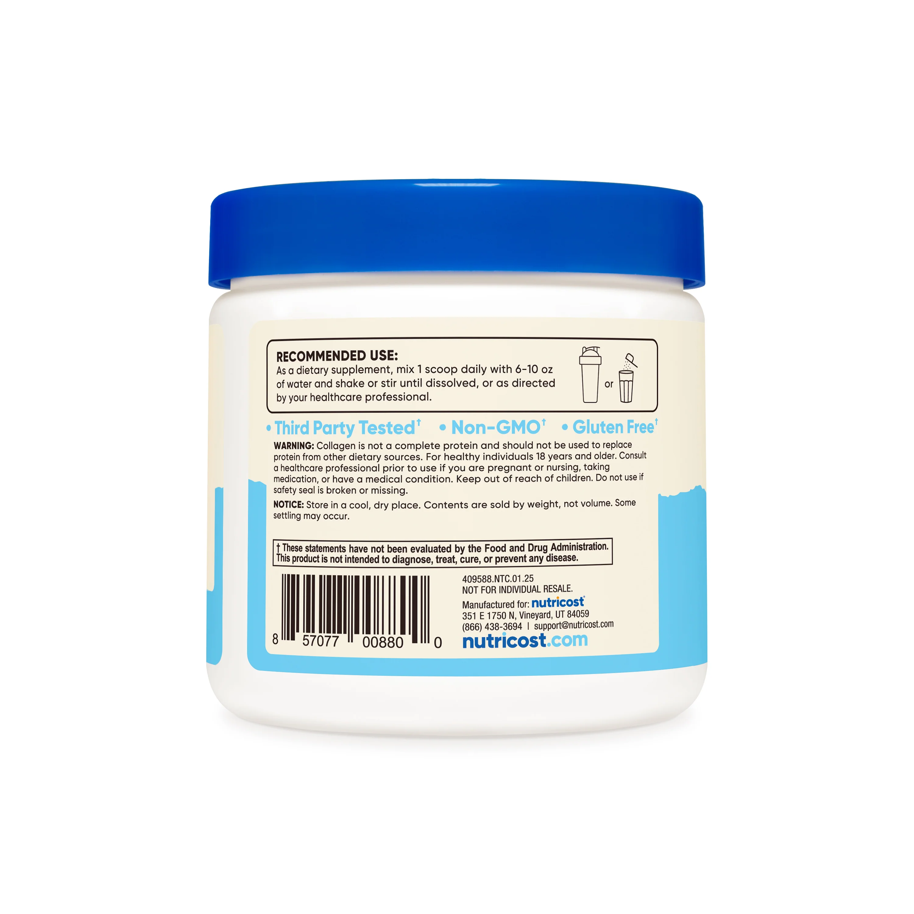 Nutricost Grass-Fed Bovine Collagen Hydrolysate Powder - Image 15