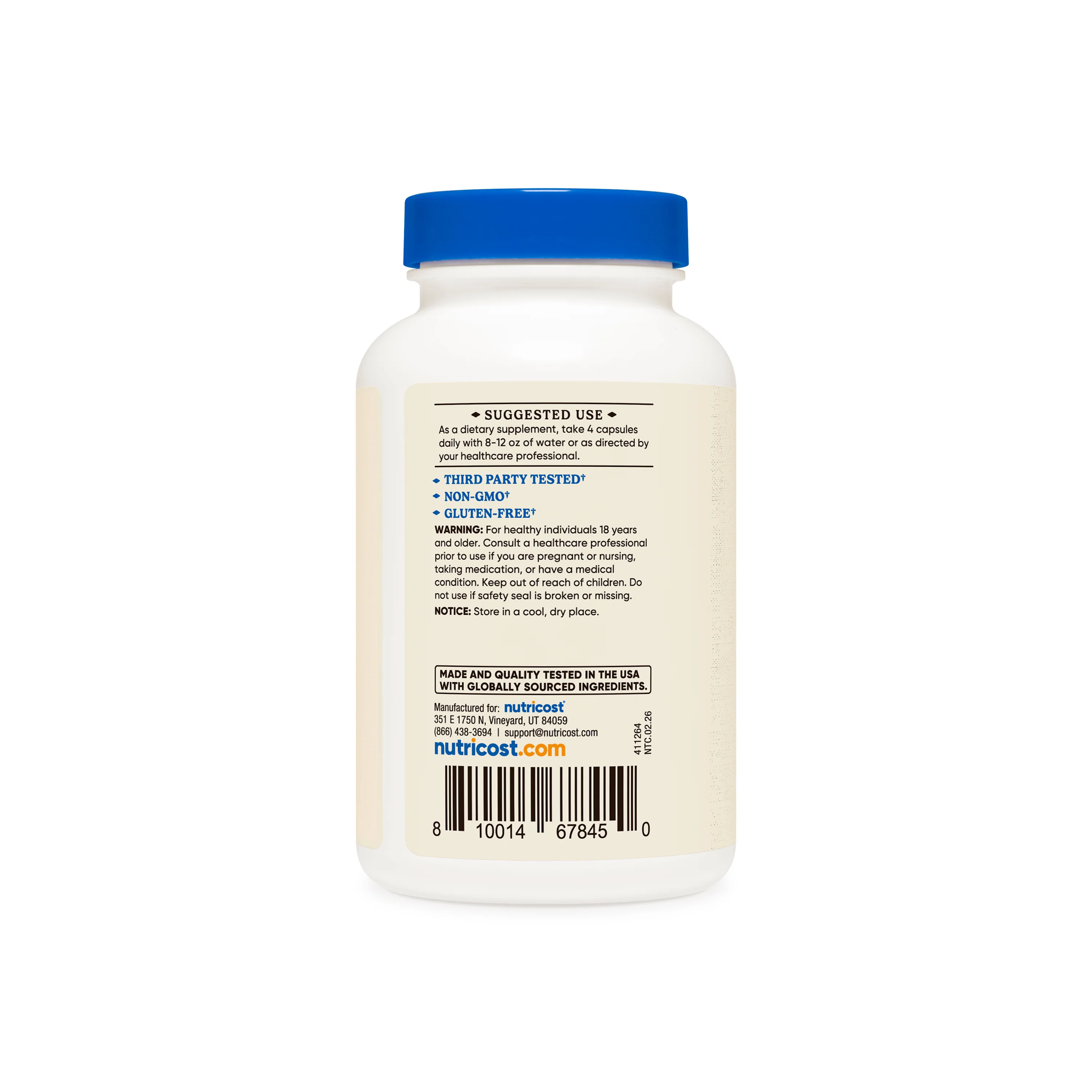 Nutricost Grass-Fed Desiccated Beef Liver Capsules - Image 6