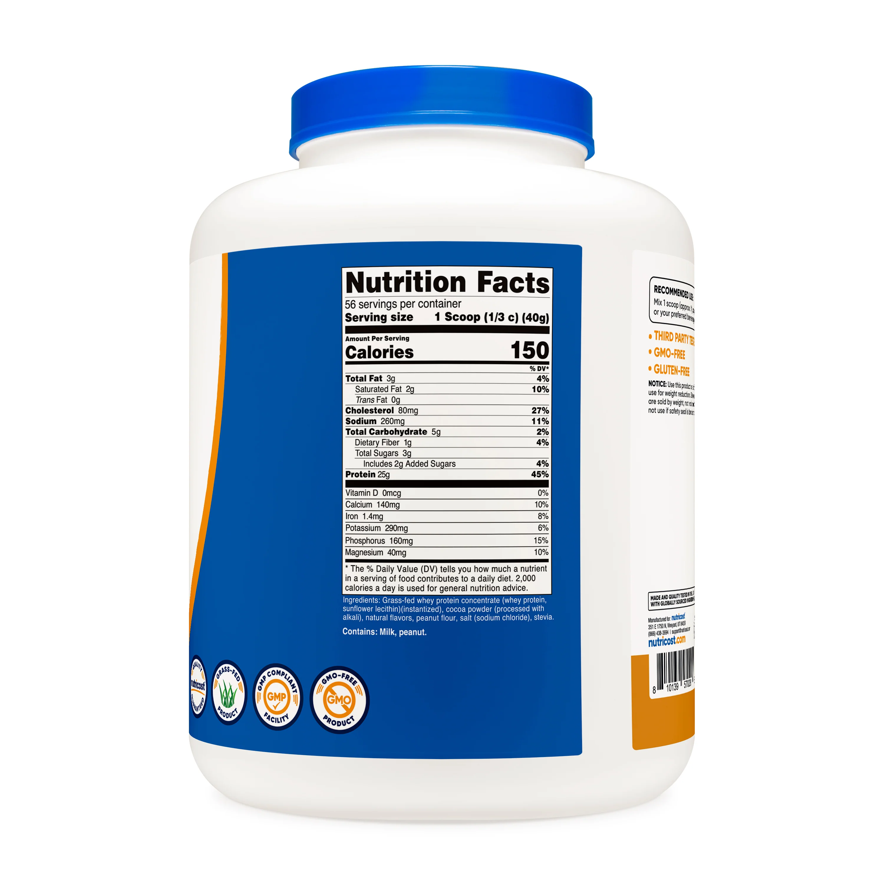 Nutricost Grass-Fed Whey Protein Concentrate Powder - Image 12