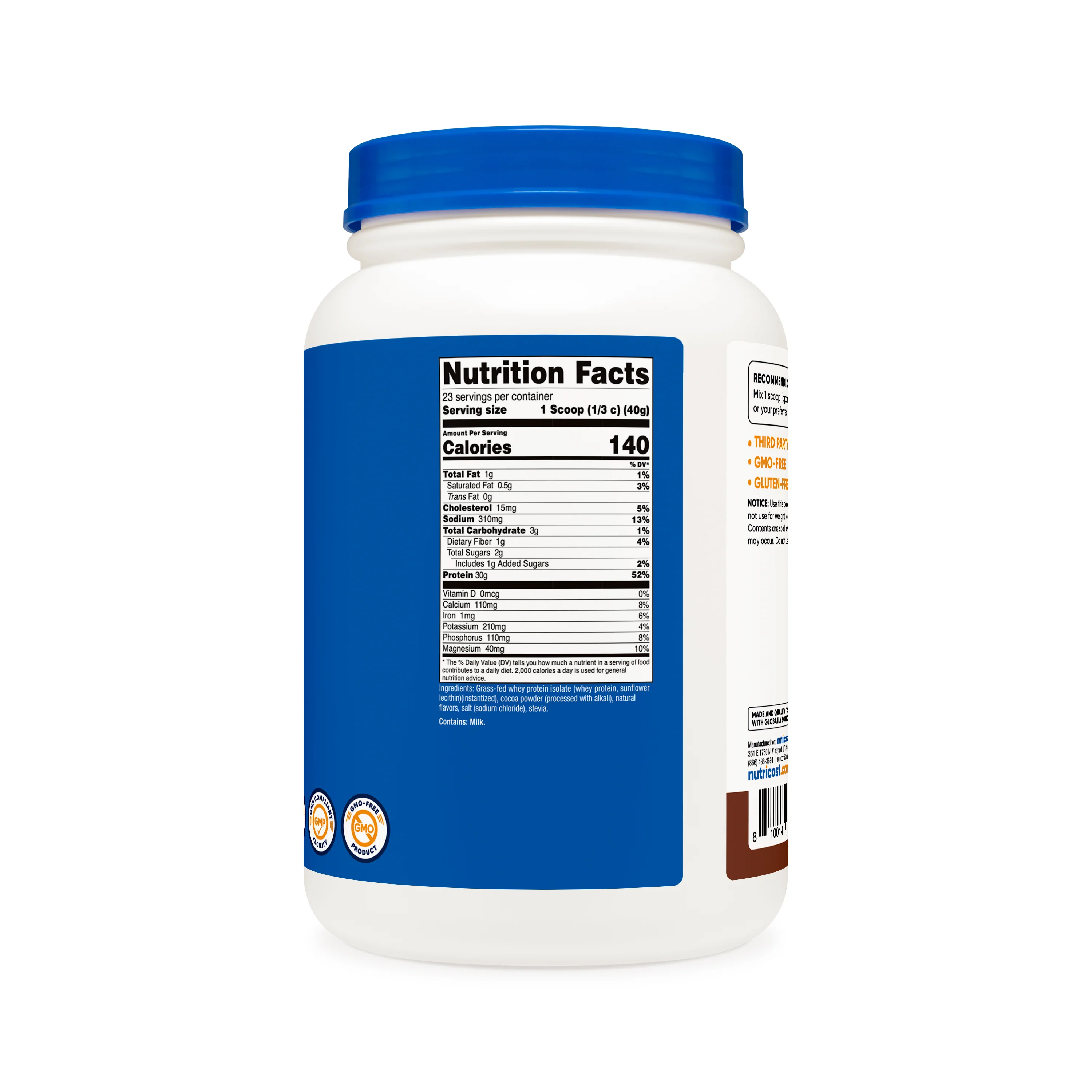 Nutricost Grass-Fed Whey Protein Isolate - Image 6
