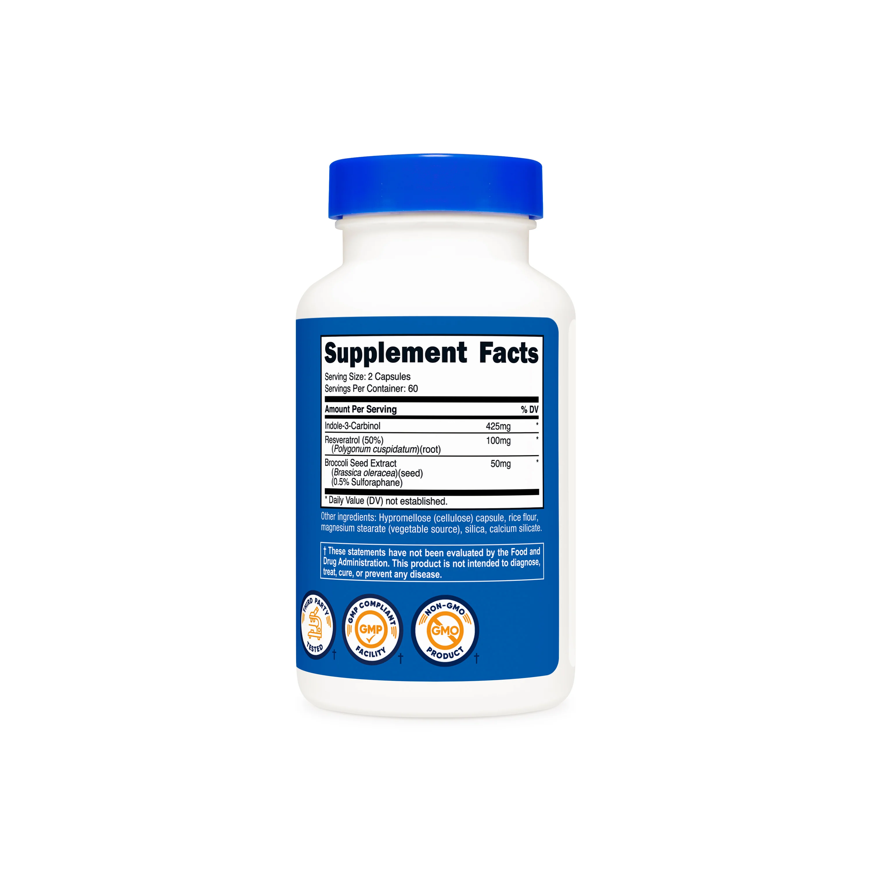 Nutricost Indole-3-Carbinol Capsules - Image 2
