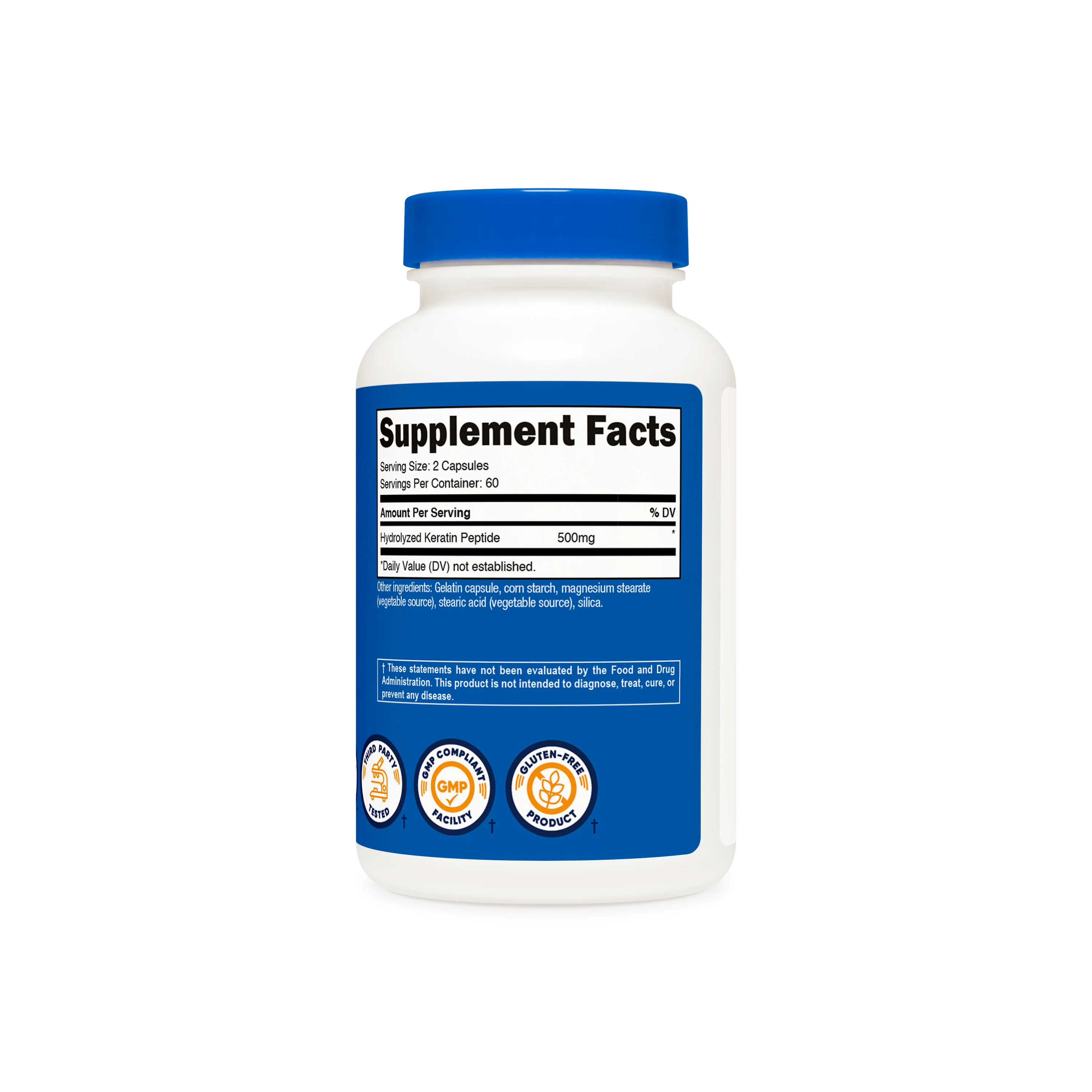 Nutricost Keratin Capsules - Image 3
