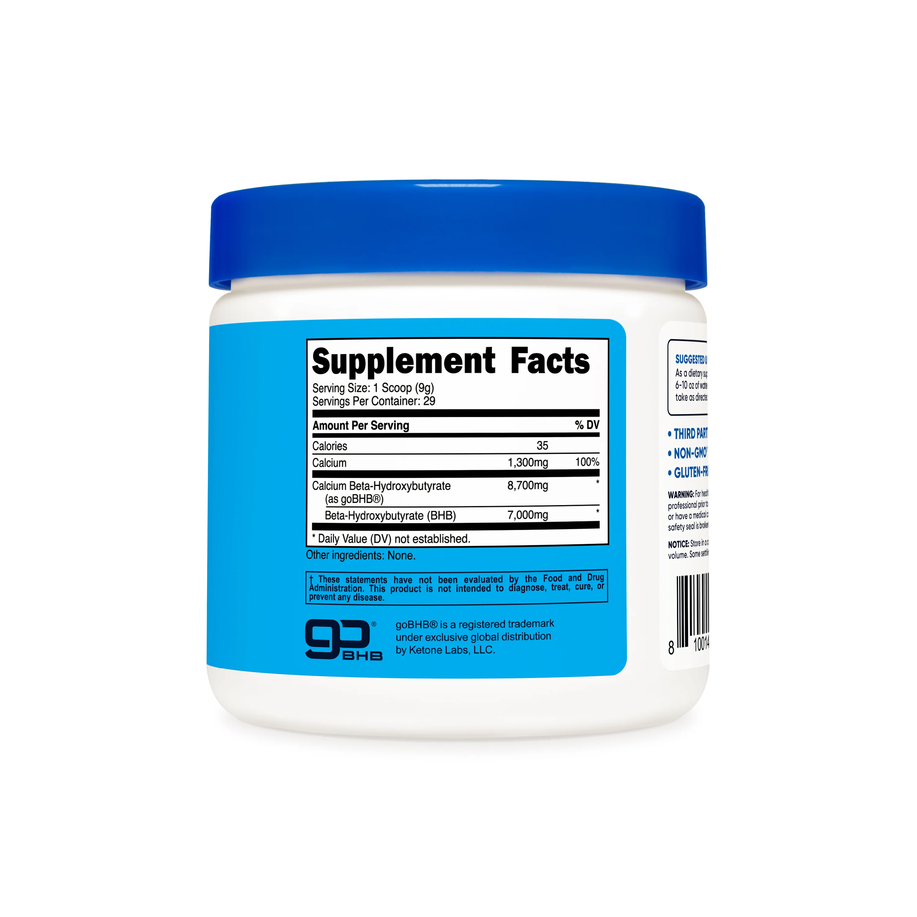 Nutricost Ketone BHB Salt Powders (Calcium, Magnesium, Potassium, Sodium) - Image 5